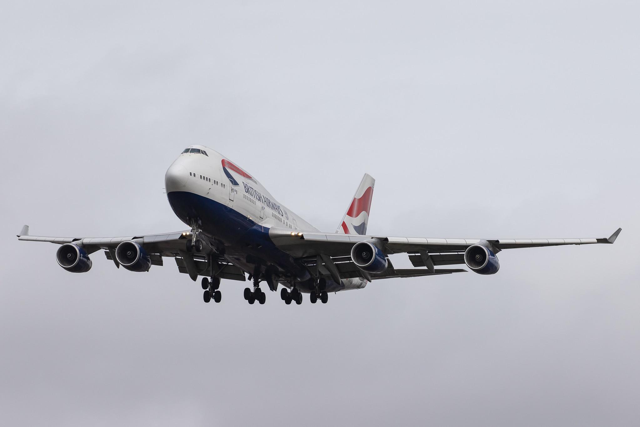 London Heathrow Airport: British Airways (BA / BAW) |  Boeing 747-436 B744 | G-CIVV | MSN 25819
