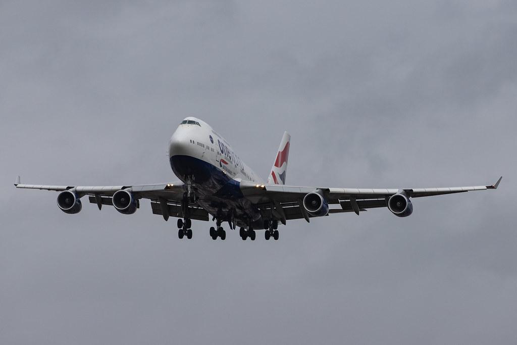 London Heathrow Airport: British Airways (BA / BAW) |  Livery: Oneworld livery |  Boeing 747-436 B744 | G-CIVC | MSN 25812