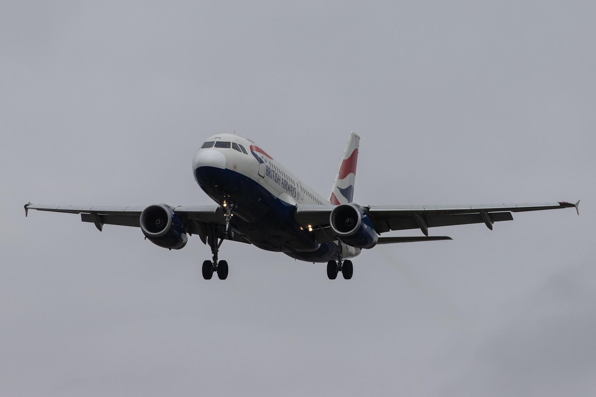 London Heathrow Airport: British Airways (BA / BAW) |  Airbus A319-131 A319 | G-EUPC | MSN 1118