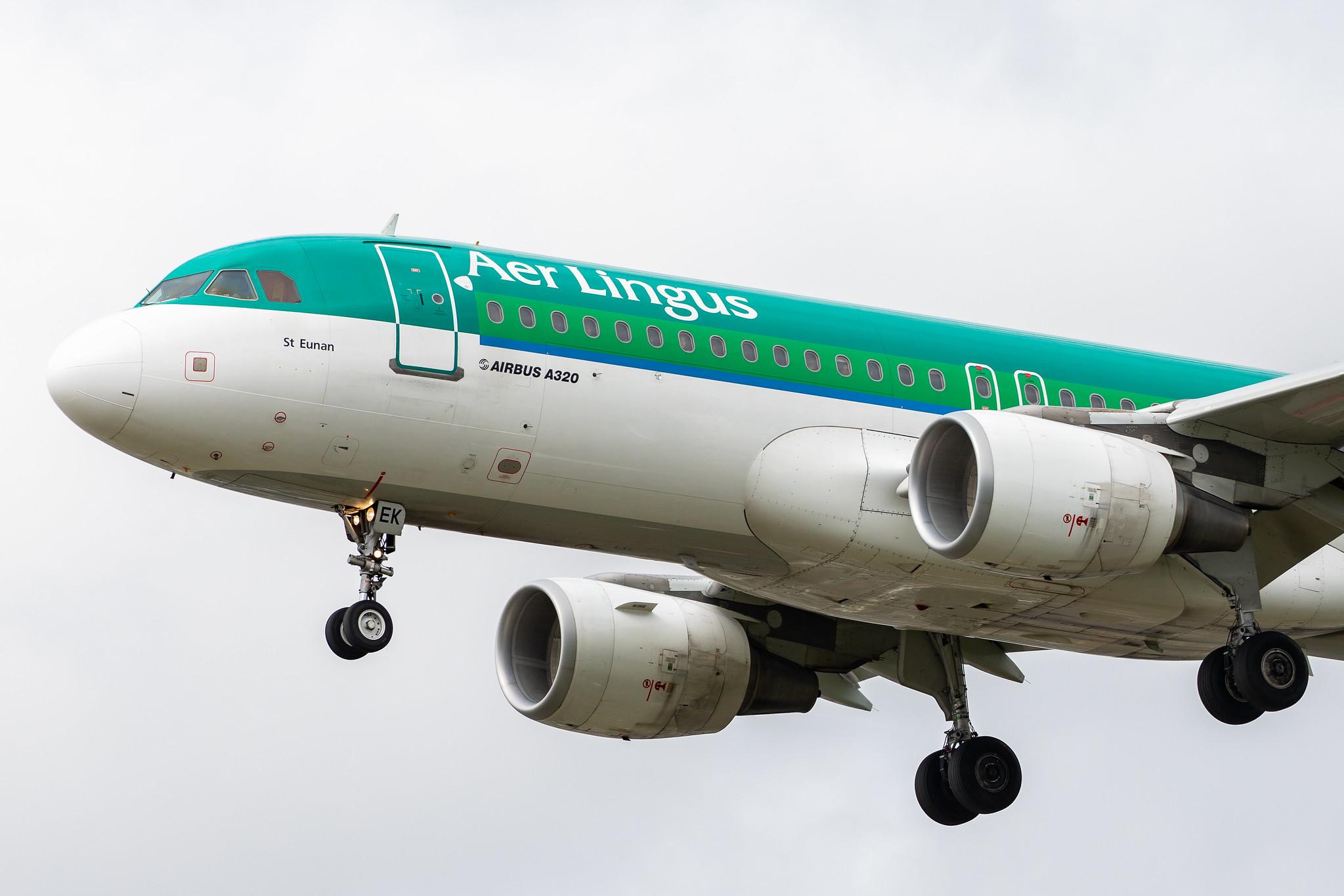 London Heathrow Airport: Aer Lingus (EI / EIN) |  Airbus A320-214 A320 | EI-DEK | MSN 2399