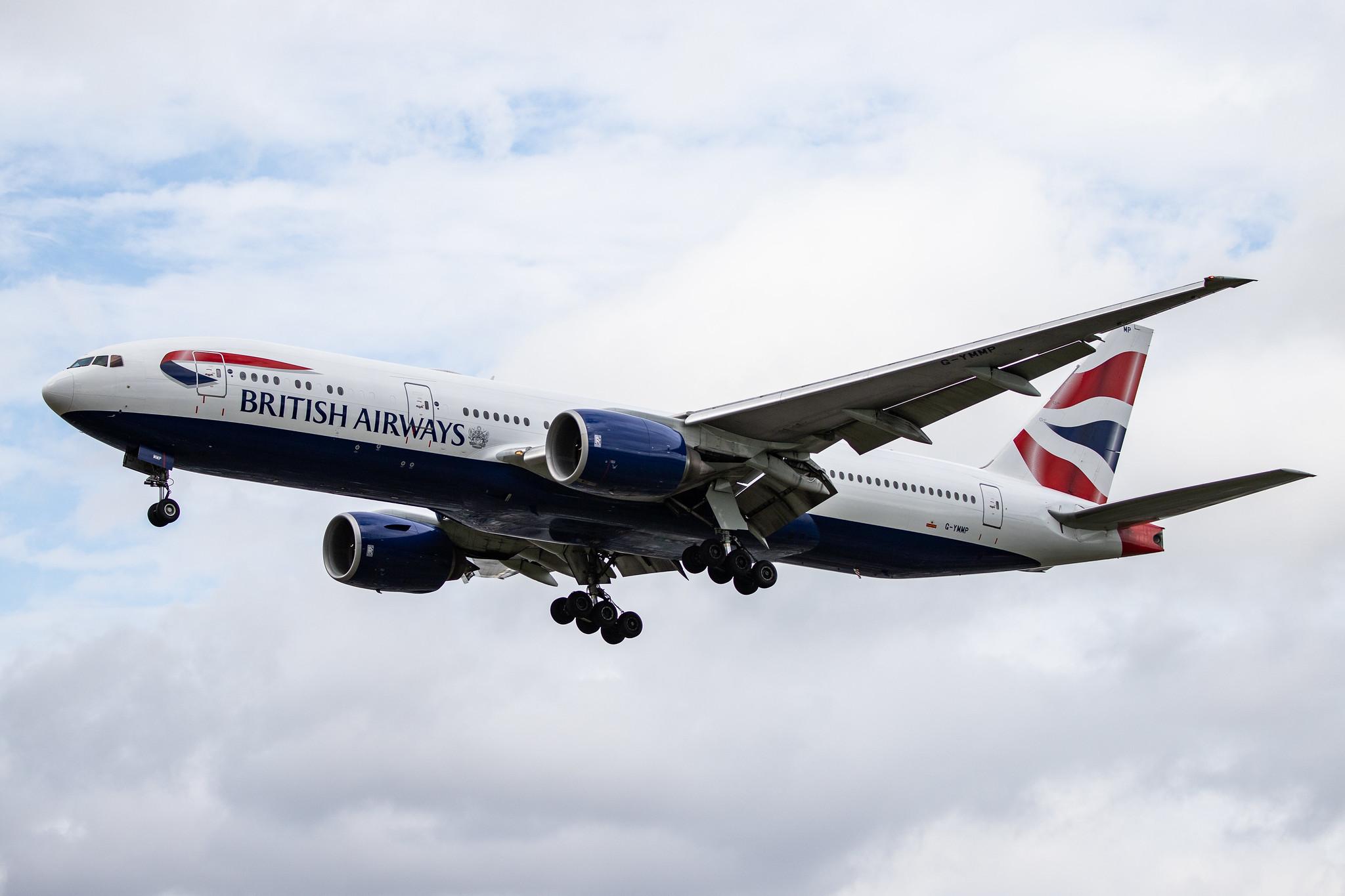London Heathrow Airport: British Airways (BA / BAW) |  Boeing 777-236(ER) B772 | G-YMMP | MSN 30315