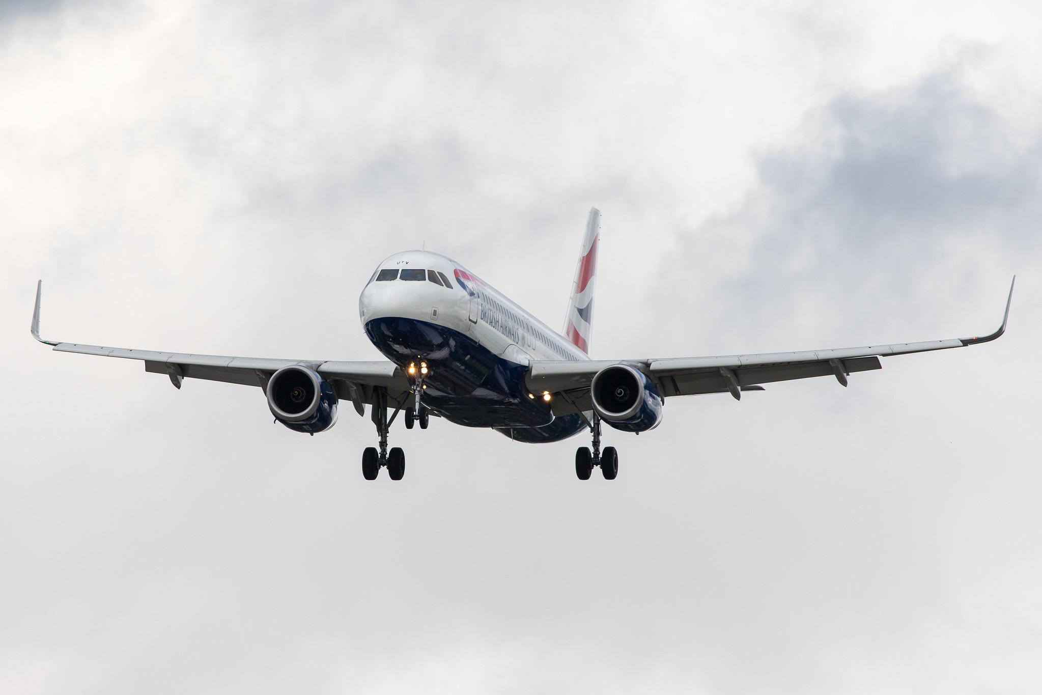 London Heathrow Airport: British Airways (BA / BAW) |  Airbus A320-232 A320 | G-EUYV | MSN 6091