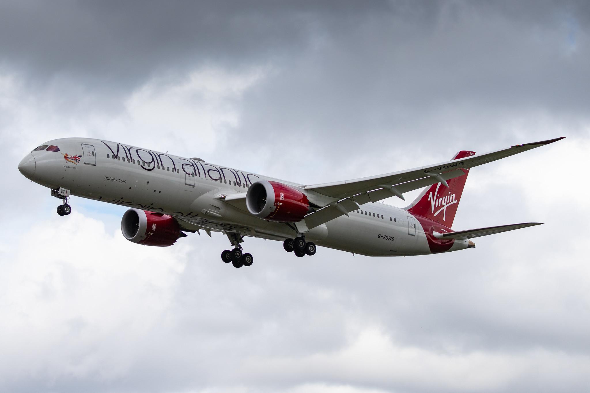 London Heathrow Airport: Virgin Atlantic (VS / VIR) |  Boeing 787-9 Dreamliner B789 | G-VOWS | MSN 37974