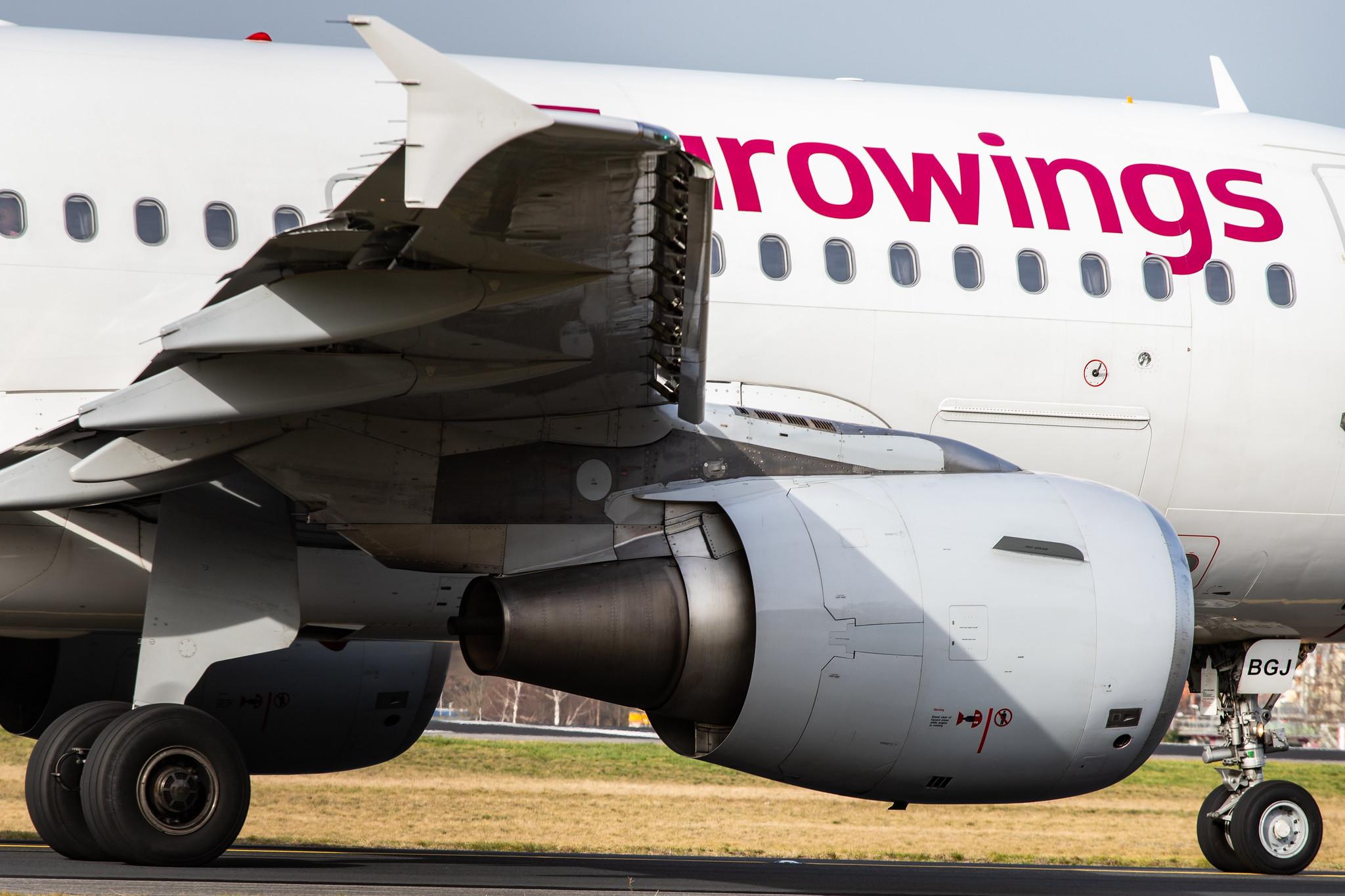 Flughafen Berlin Tegel (TXL): Eurowings (EW / EWG) | Operator: Germanwings |  Airbus A319-112 A319 | D-ABGJ | MSN 3415