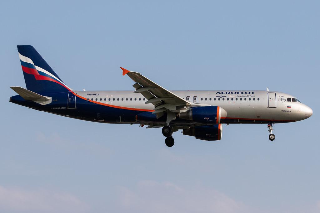 Hamburg Airport: Aeroflot (SU / AFL) |  Airbus A320-214 A320 | VQ-BEJ | MSN 4160