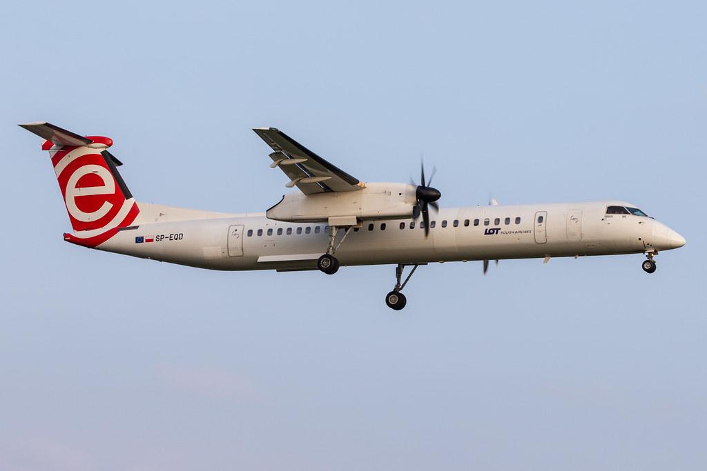 Hamburg Airport: LOT (LO / LOT) |  De Havilland Canada Dash 8-400 DH8D | SP-EQD | MSN 4411