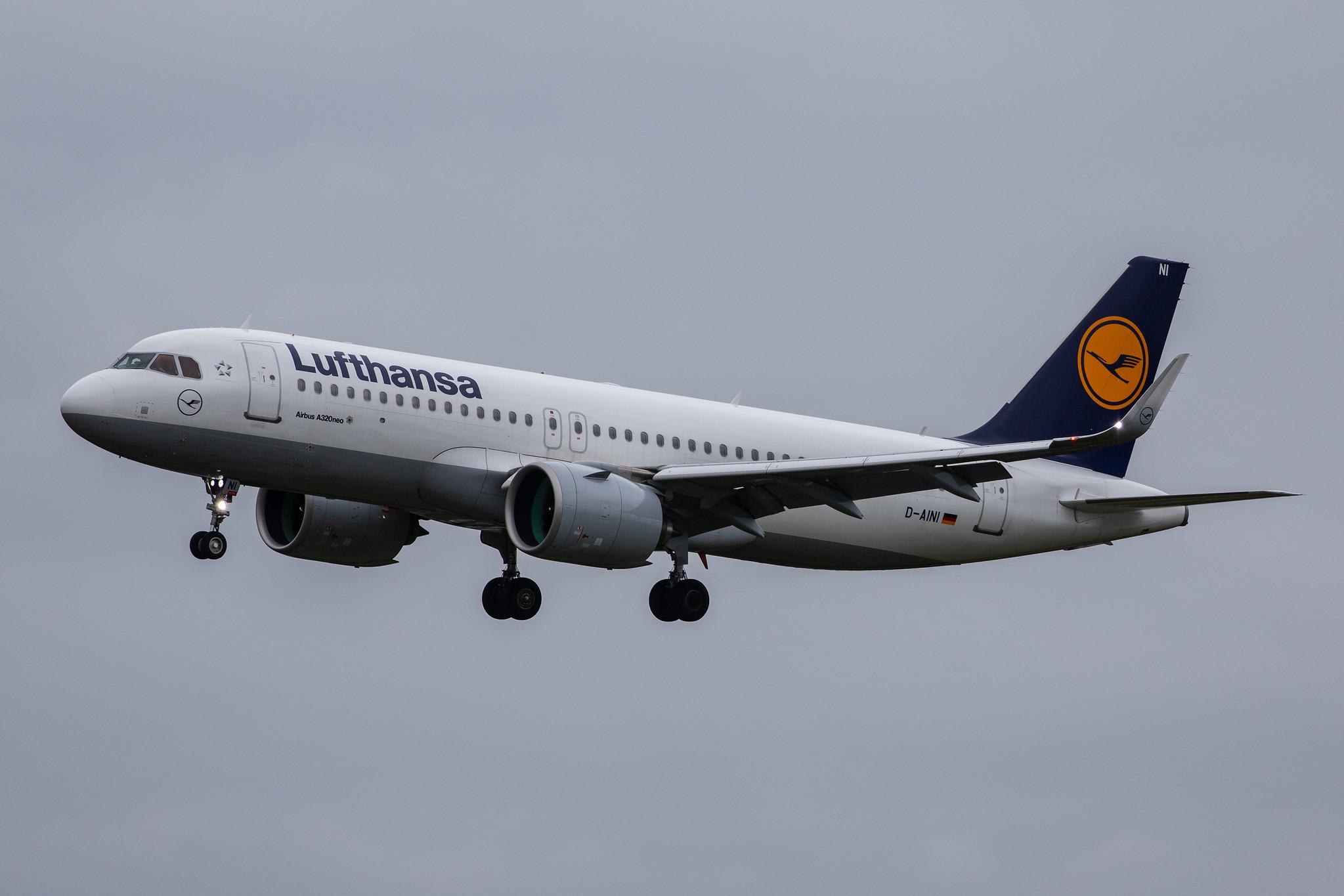 Hamburg Airport: Lufthansa (LH / DLH) |  Airbus A320-271N A20N | D-AINI | MSN 7710