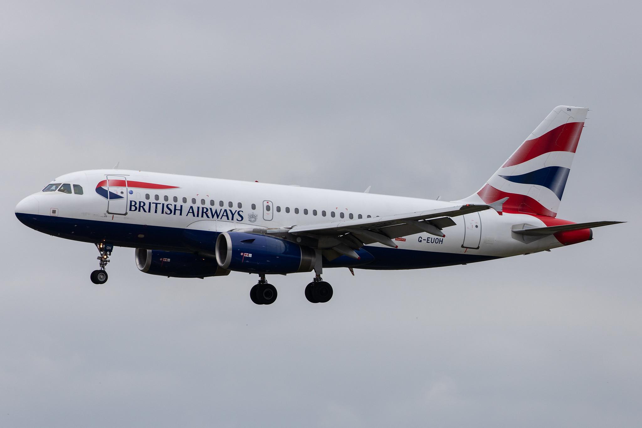 Hamburg Airport: British Airways (BA / BAW) |  Airbus A319-131 A319 | G-EUOH | MSN 1604