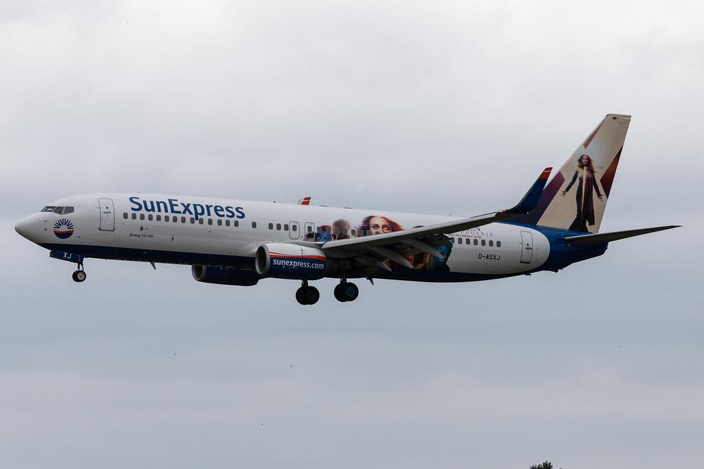 Hamburg Airport: SunExpress (XQ / SXS) |  Livery: X-Men Livery | Operator: SunExpress Deutschland |  Boeing 737-86N B738 | D-ASXJ | MSN 30807