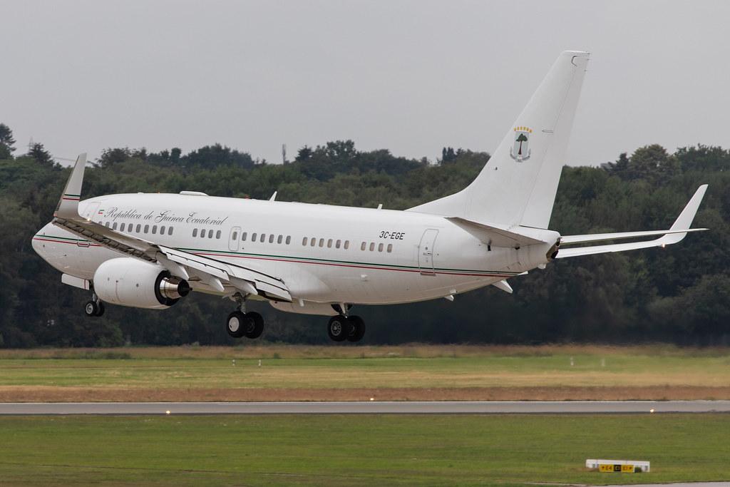 Hamburg Airport: Republic of Guinea Ecuatorial |  Boeing 737-7FB(BBJ) B737 | 3C-EGE | MSN 33367