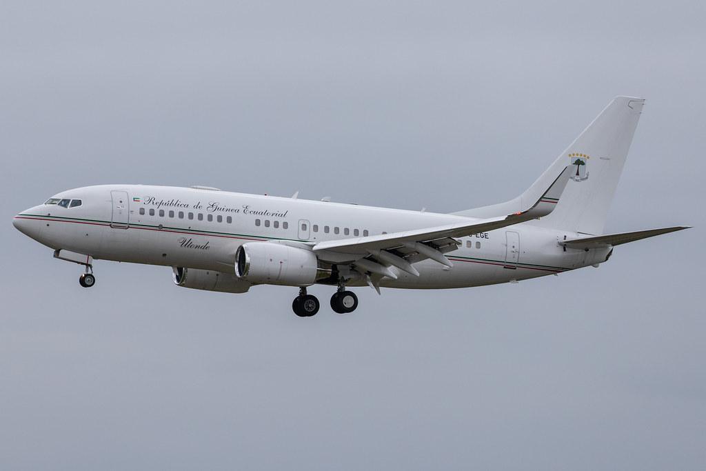 Hamburg Airport: Republic of Guinea Ecuatorial |  Boeing 737-7FB(BBJ) B737 | 3C-EGE | MSN 33367