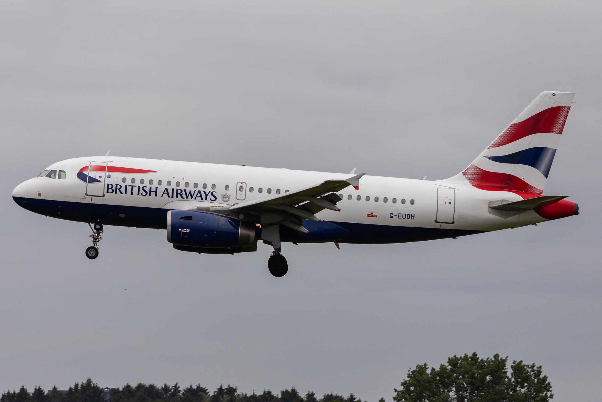 Hamburg Airport: British Airways (BA / BAW) |  Airbus A319-131 A319 | G-EUOH | MSN 1604