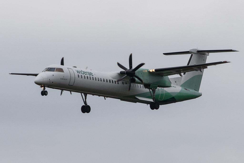 Hamburg Airport: Wideroe (WF / WIF) |  De Havilland Canada Dash 8 Q400 DH8D | LN-RDY | MSN 4062