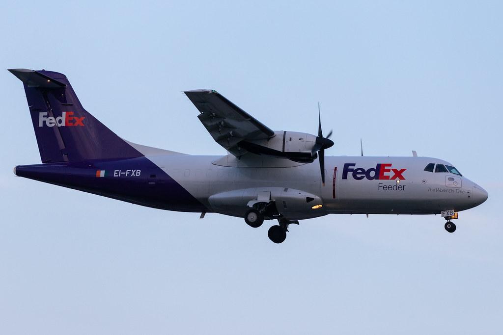Hamburg Airport: FedEx (FX / FDX) | Operator: ASL Airlines Ireland |  ATR 42-300(F) AT43 | EI-FXB | MSN 243