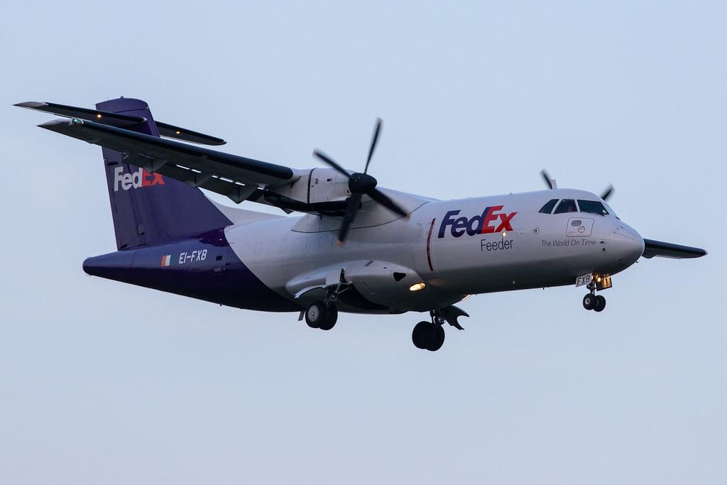 Hamburg Airport: FedEx (FX / FDX) | Operator: ASL Airlines Ireland |  ATR 42-300(F) AT43 | EI-FXB | MSN 243