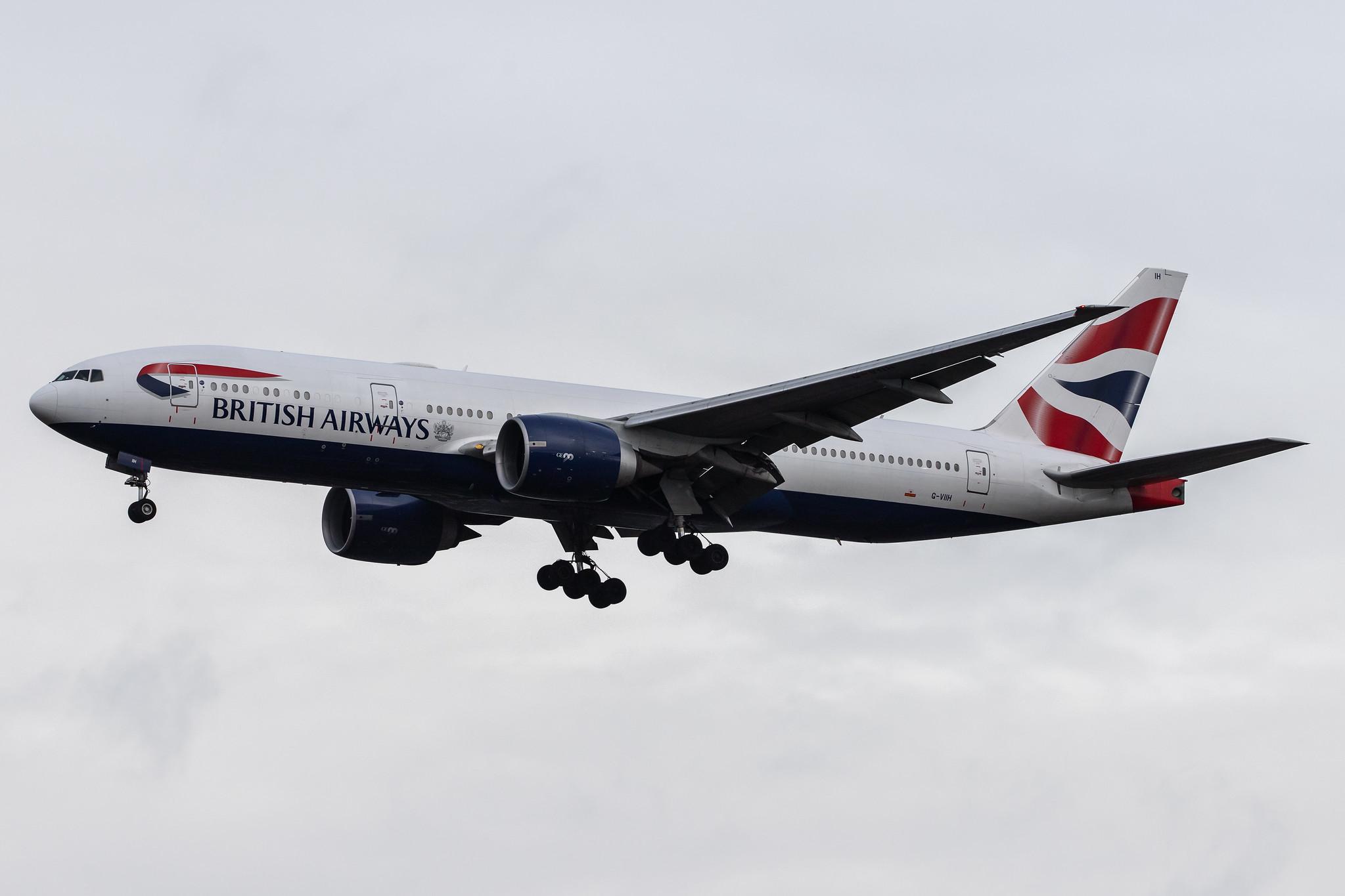 London Heathrow Airport: British Airways (BA / BAW) |  Boeing 777-236(ER) B772 | G-VIIH | MSN 27490
