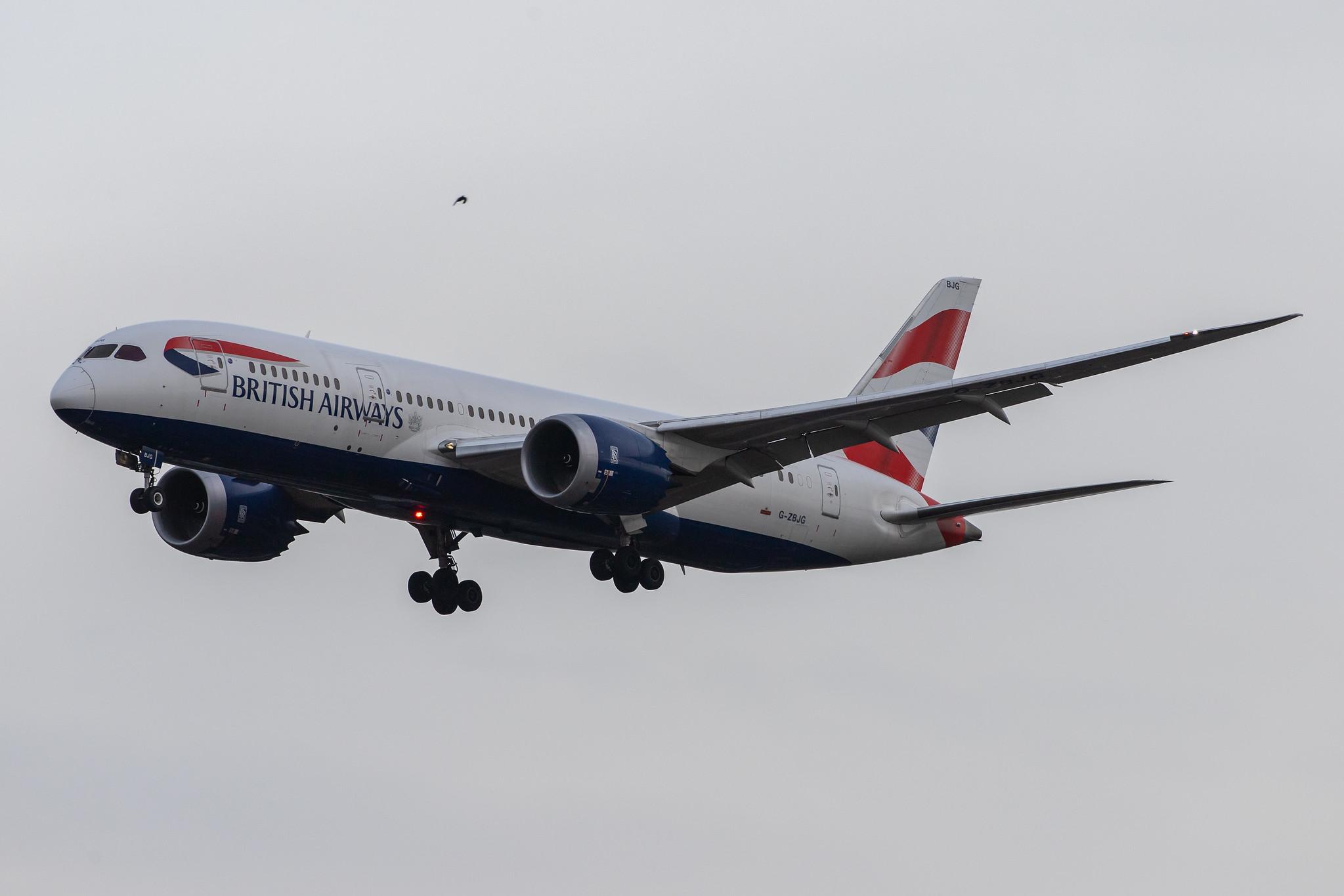 London Heathrow Airport: British Airways (BA / BAW) |  Boeing 787-8 Dreamliner B788 | G-ZBJG | MSN 38614