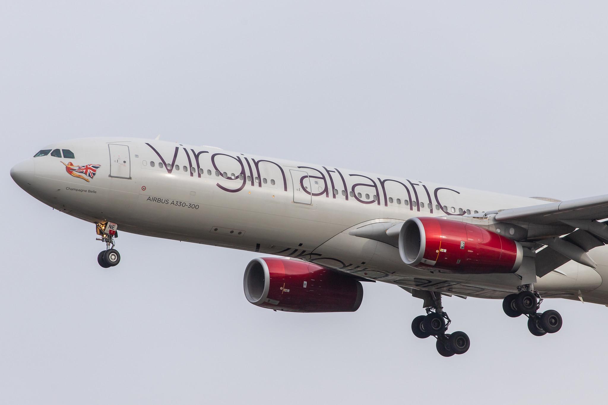 London Heathrow Airport: Virgin Atlantic (VS / VIR) |  Airbus A330-343 A333 | G-VINE | MSN 1231