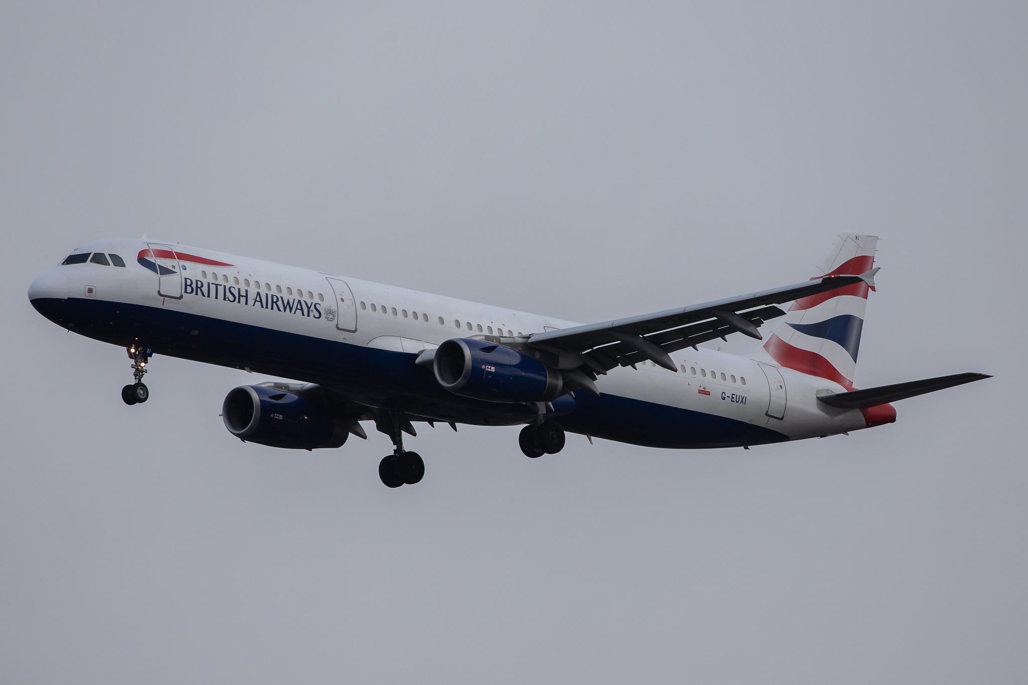 London Heathrow Airport: British Airways (BA / BAW) |  Airbus A321-231 A321 | G-EUXI | MSN 2536
