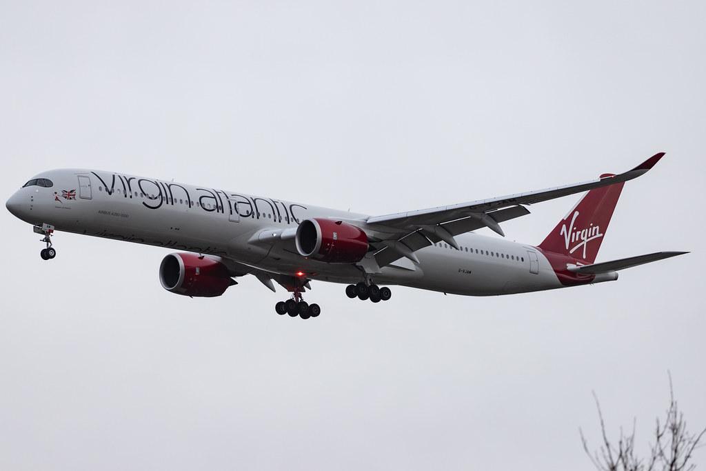 London Heathrow Airport: Virgin Atlantic (VS / VIR) |  Airbus A350-1041 A35K | G-VJAM | MSN 336