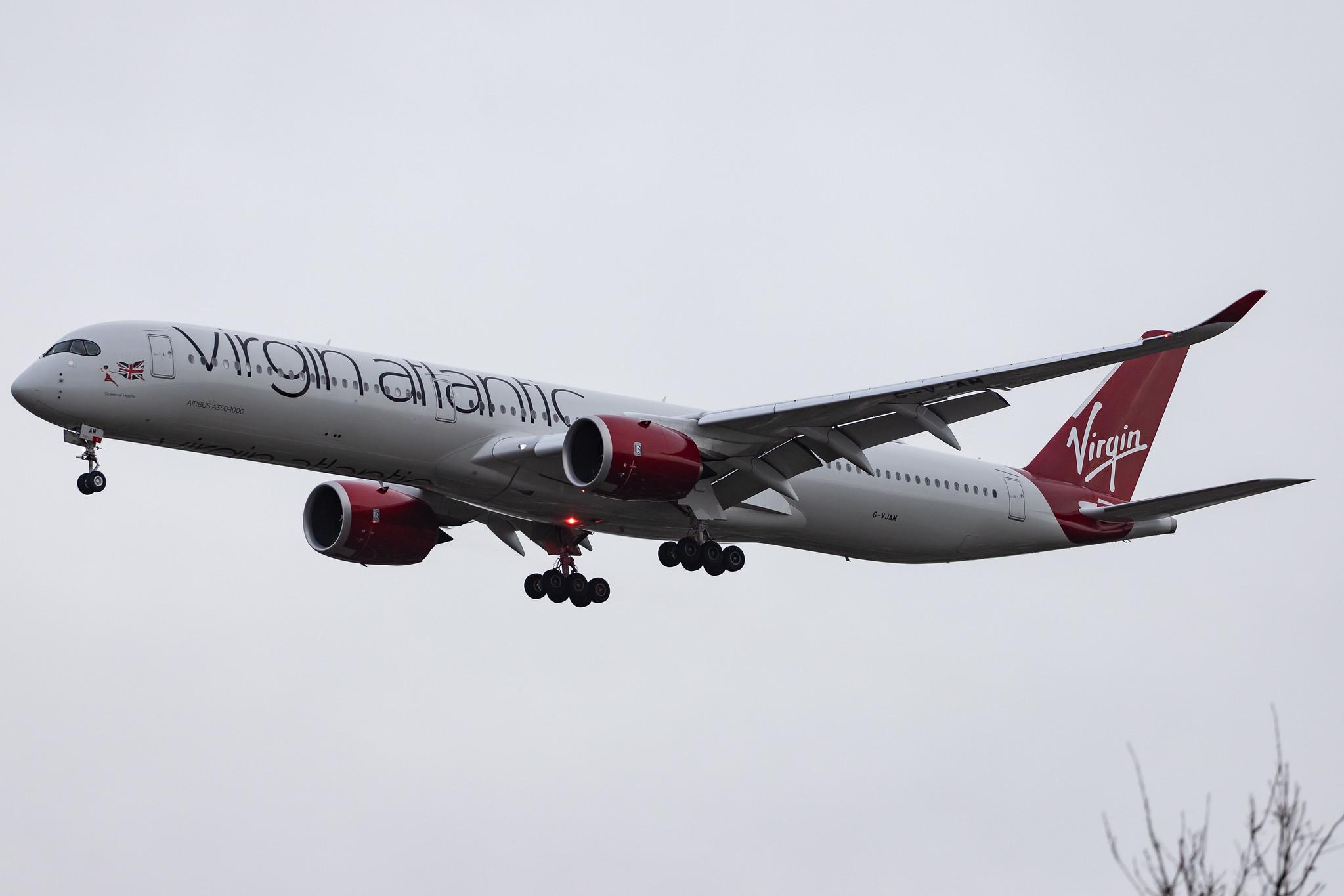 London Heathrow Airport: Virgin Atlantic (VS / VIR) |  Airbus A350-1041 A35K | G-VJAM | MSN 336