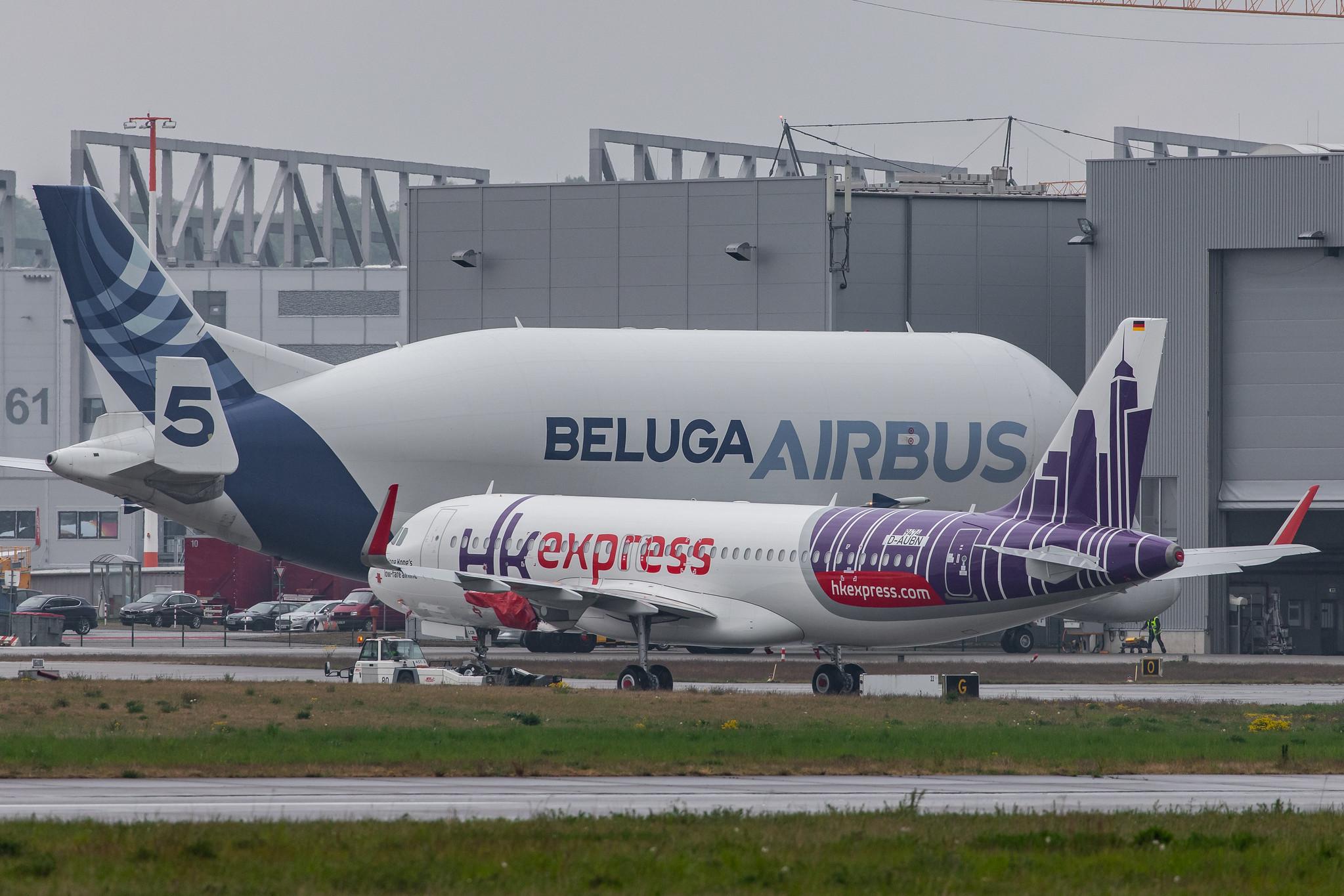 Flugplatz Hamburg-Finkenwerder: Airbus (/ AIB) |  Airbus  Airbus A320-271N A20N | D-AUBN | MSN 9474 (Future:  Hong Kong Express UO / HKE, B-LCR)