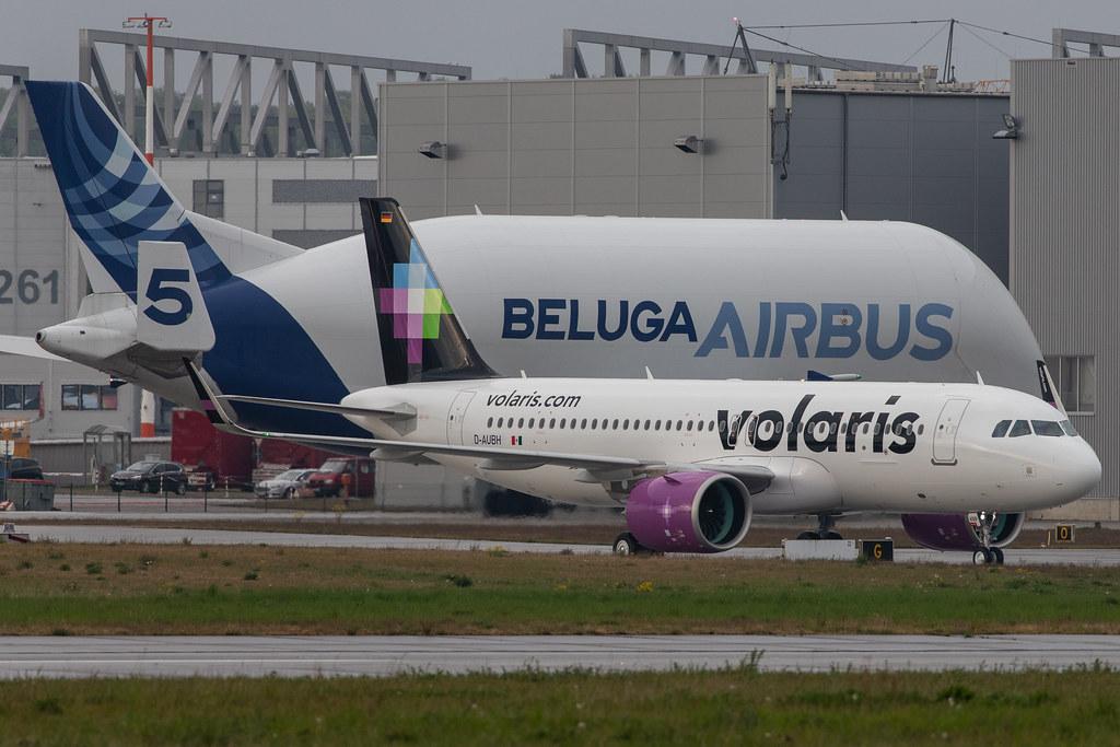 Flugplatz Hamburg-Finkenwerder: Airbus (/ AIB) |  Airbus Airbus A320-271N A20N | D-AUBH | MSN 9475 (Future:  Volaris Y4 / VOI, XA-VRP)
