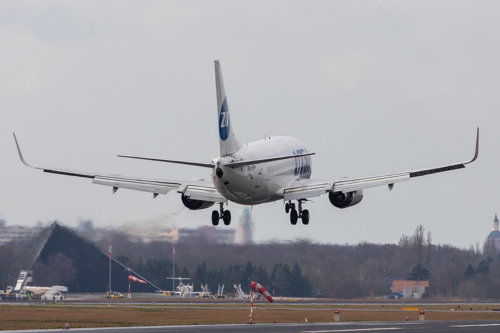 Flughafen Berlin Tegel (TXL): UTair (UT / UTA) |  Boeing 737-524 B735 | VQ-BPP | MSN 28906