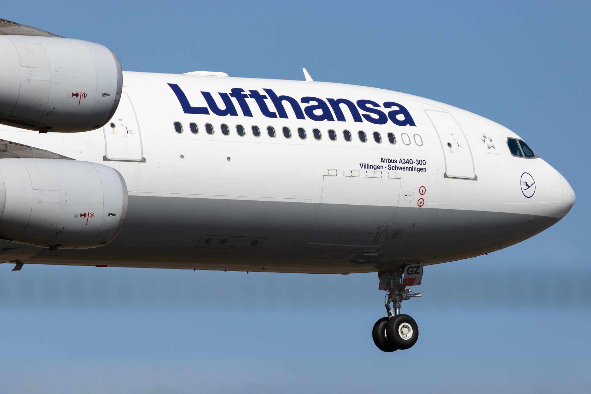 Frankfurt Airport: Lufthansa (LH / DLH) |  Airbus A340-313 A343 | D-AIGZ | MSN 0347