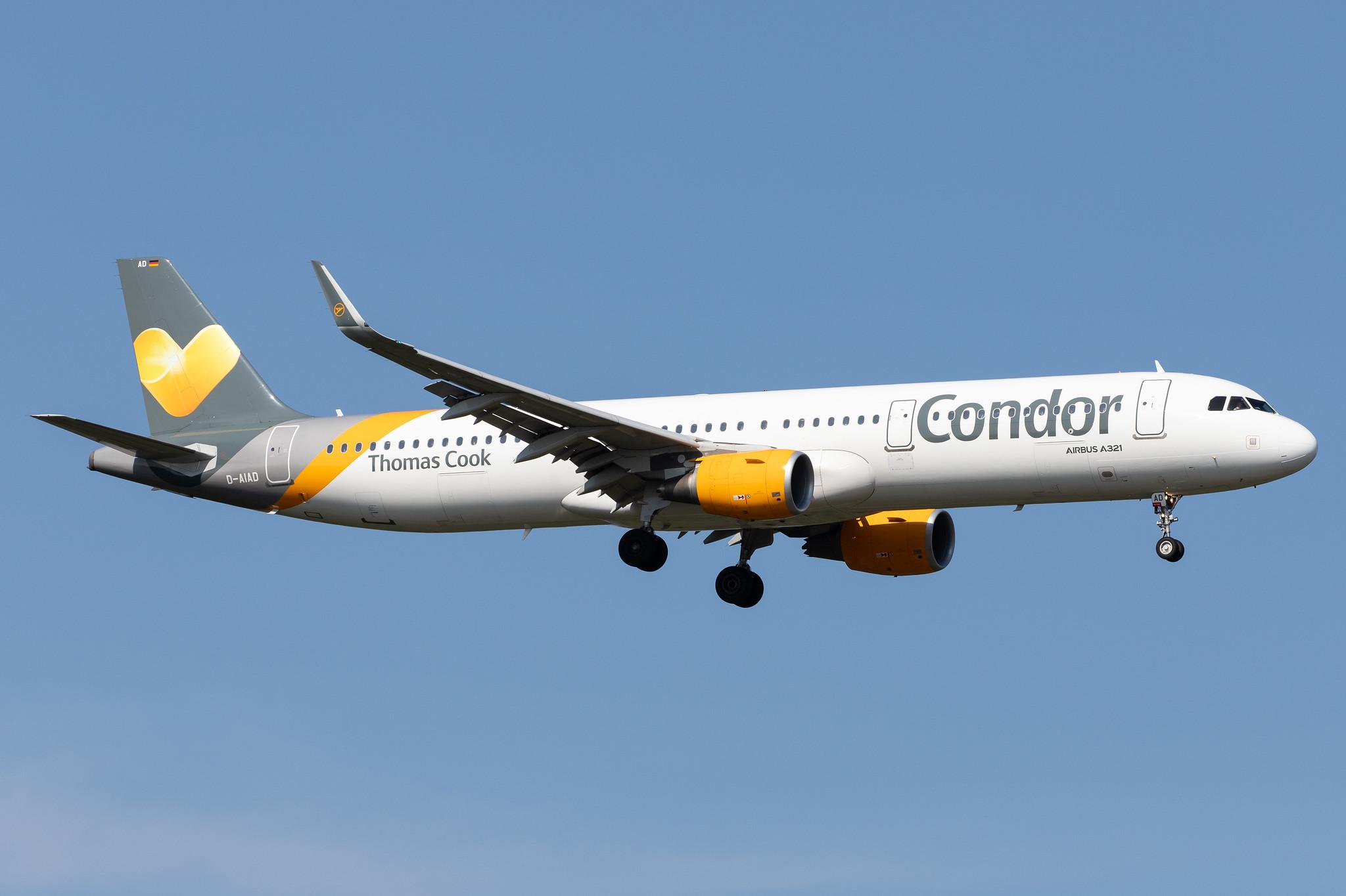 Frankfurt Airport: Condor (DE / CFG) |  Airbus A321-211 A321 | D-AIAD | MSN 6053