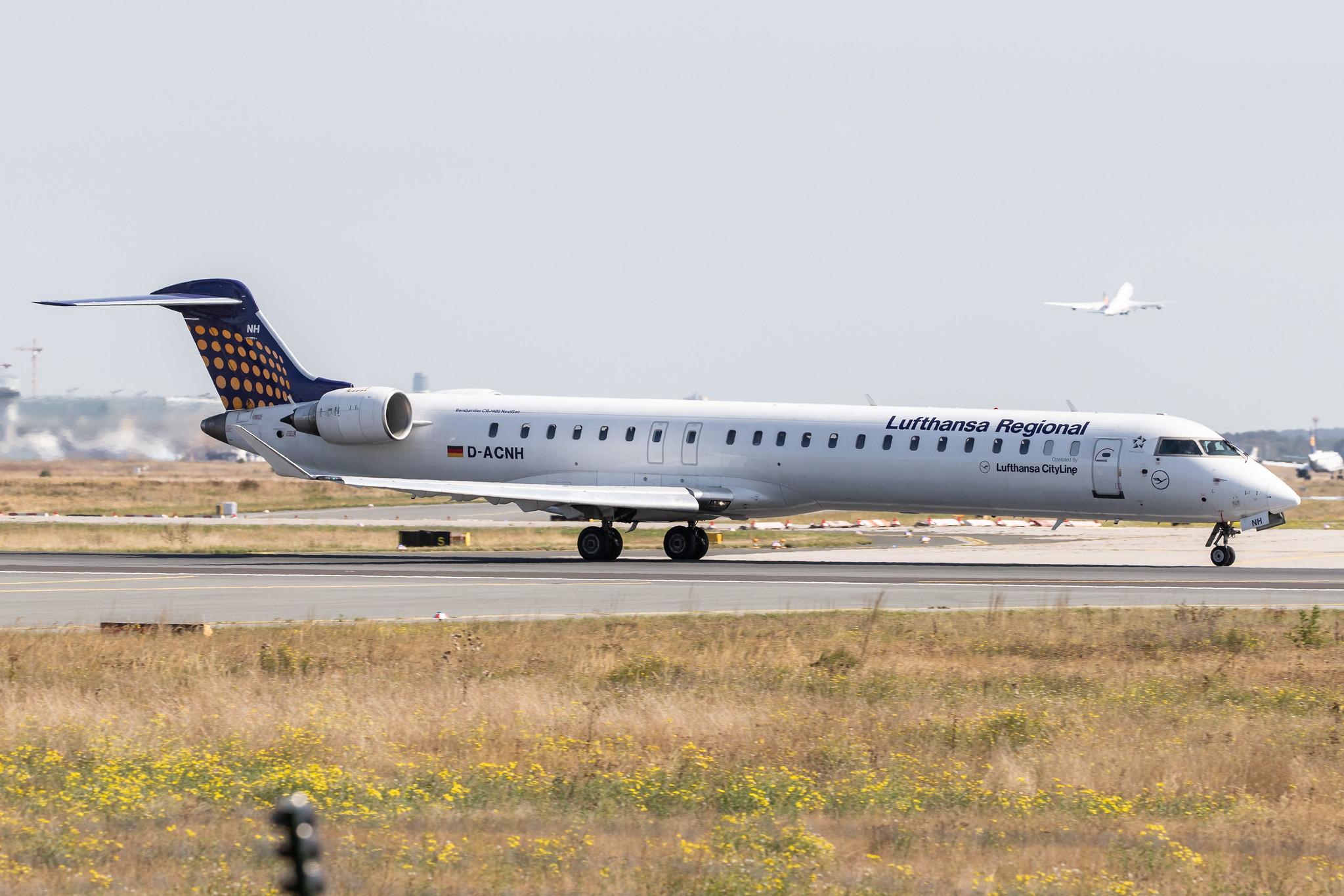 Frankfurt Airport: Lufthansa (LH / DLH) | Operator: Lufthansa CityLine |  Bombardier CRJ-900LR CRJ9 | D-ACNH | MSN 15247