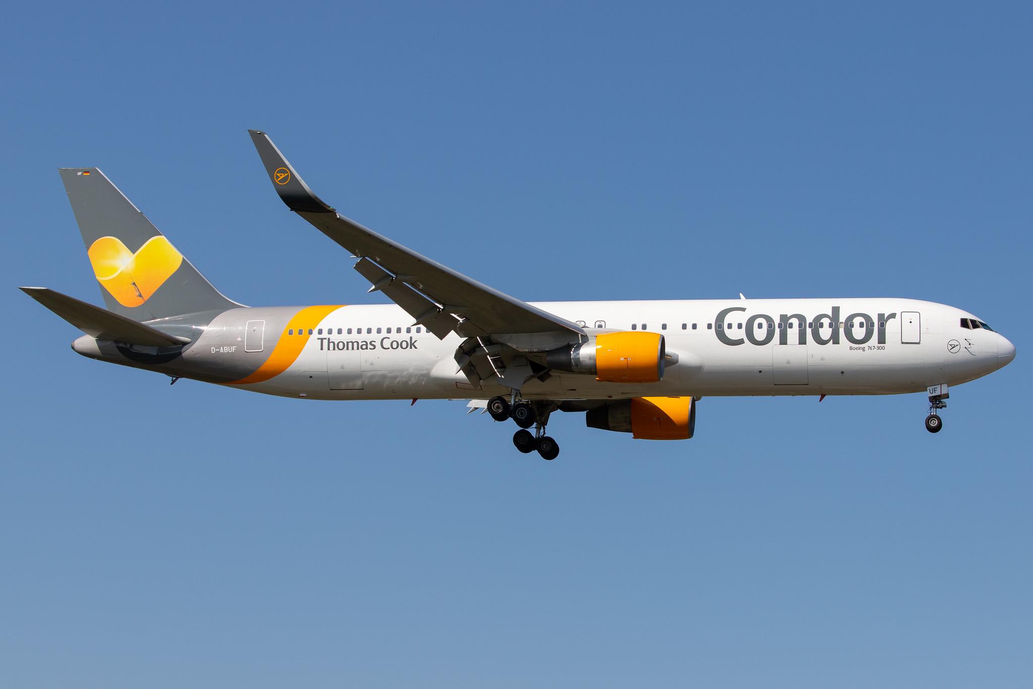 Frankfurt Airport: Condor (DE / CFG) |  Boeing 767-330(ER) B763 | D-ABUF | MSN 26985