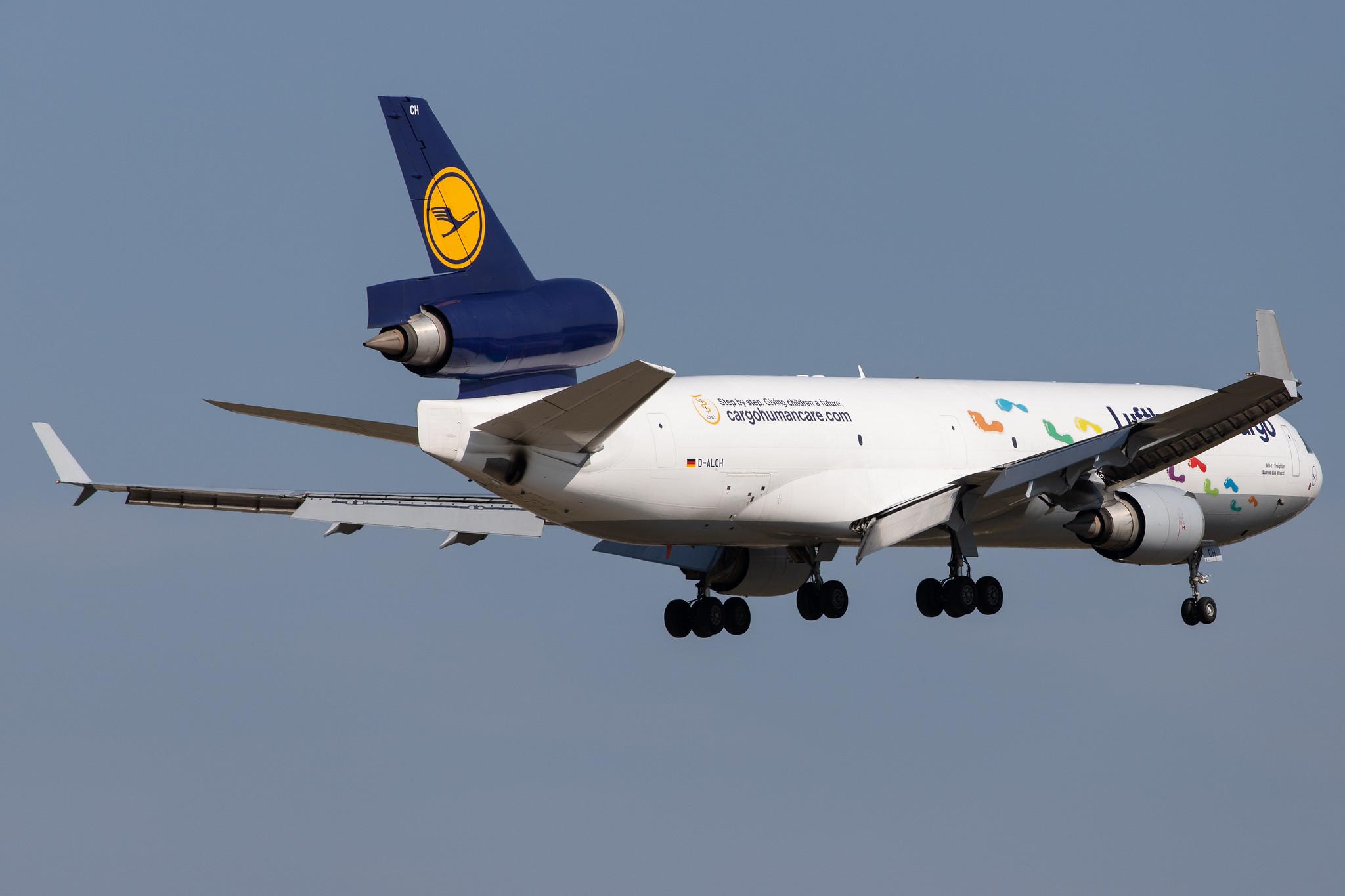 Frankfurt Airport: Lufthansa Cargo (/ GEC) |  McDonnell Douglas MD-11F MD11 | D-ALCH | MSN 48801