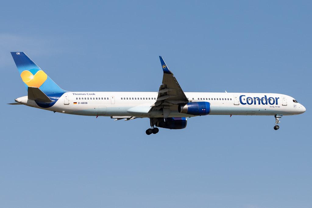 Frankfurt Airport: Condor (DE / CFG) |  Boeing 757-330 B753 | D-ABOB | MSN 29017