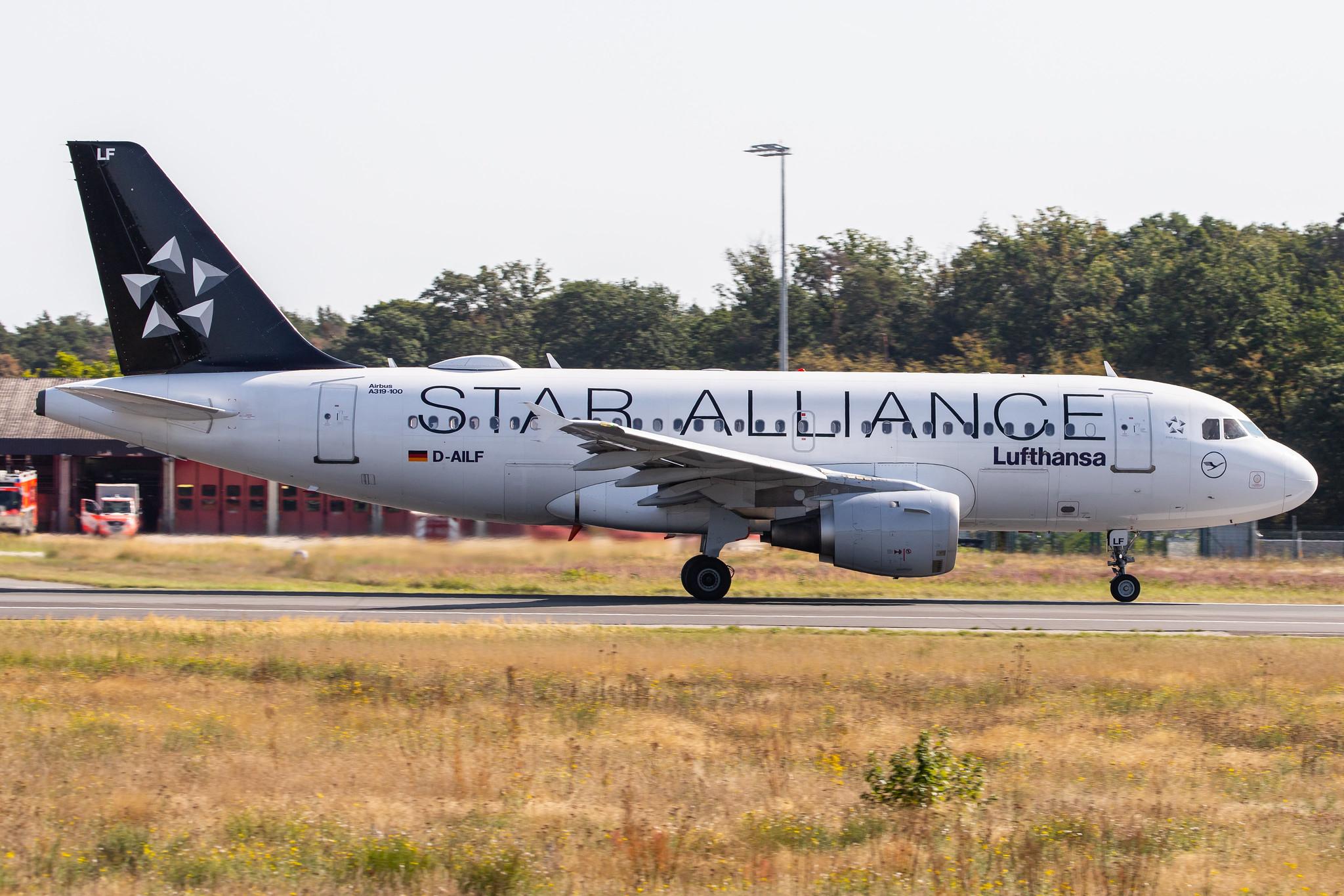 Frankfurt Airport: Lufthansa (LH / DLH) |  Livery: Star Alliance Livery |  Airbus A319-114 A319 | D-AILF | MSN 0636