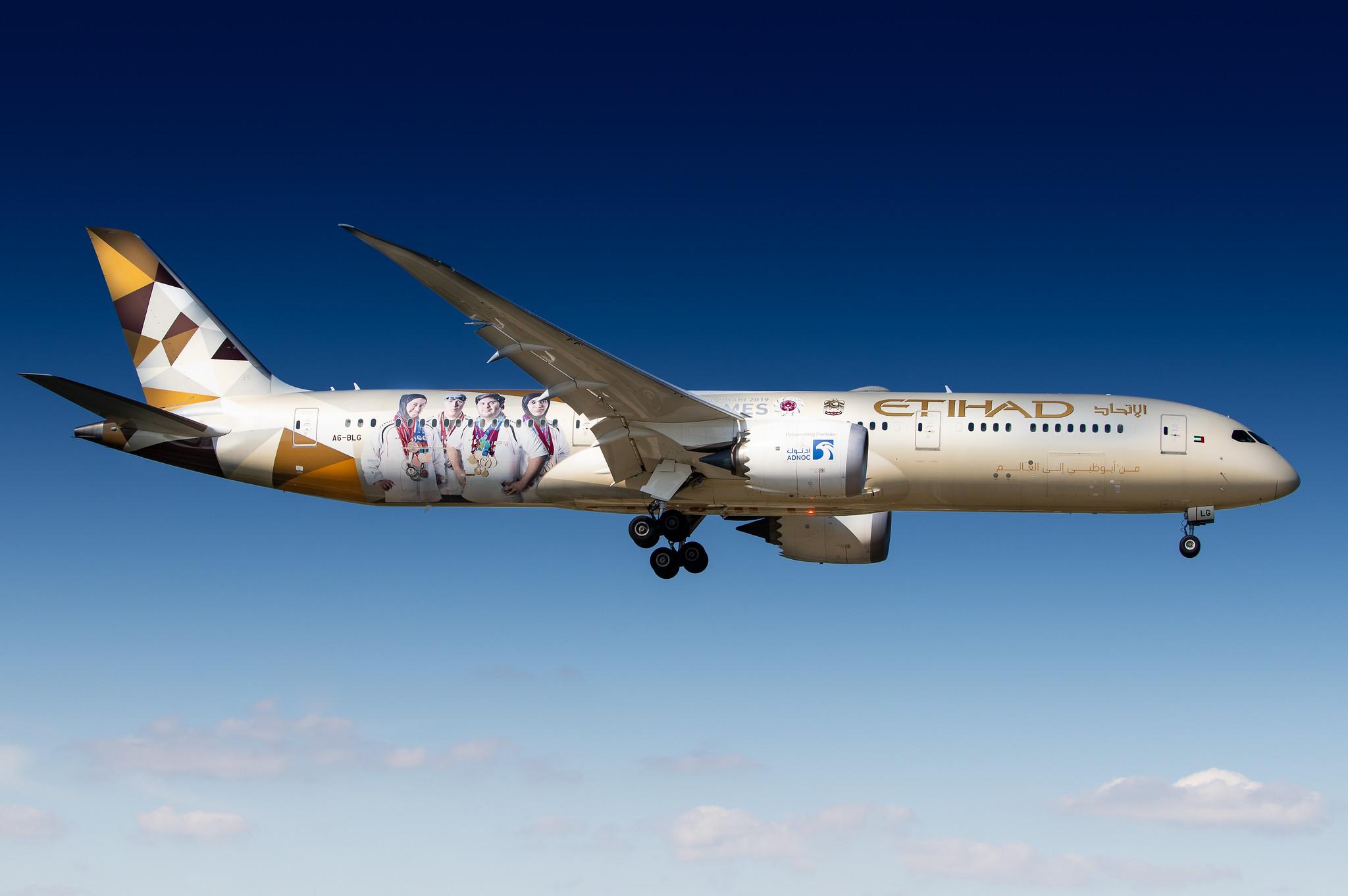 Frankfurt Airport: Etihad Airways (EY / ETD) |  Boeing 787-9 Dreamliner B789 | A6-BLG | MSN 39652