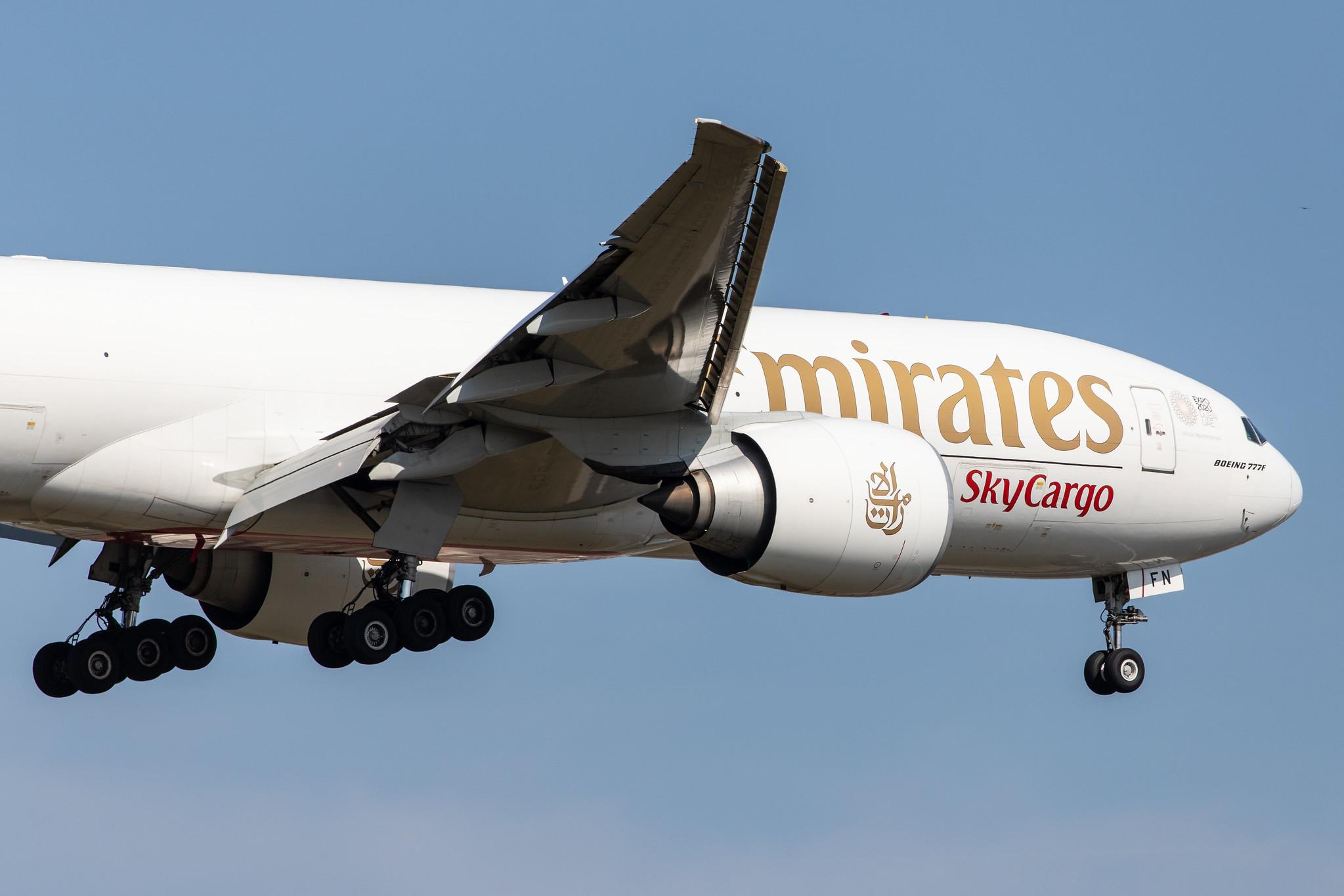 Frankfurt Airport: Emirates SkyCargo (EK / UAE) | Operator: Emirates |  Boeing 777-F1H B77L | A6-EFN | MSN 42232