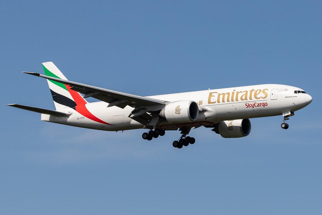 Frankfurt Airport: Emirates SkyCargo (EK / UAE) | Operator: Emirates |  Boeing 777-F1H B77L | A6-EFN | MSN 42232