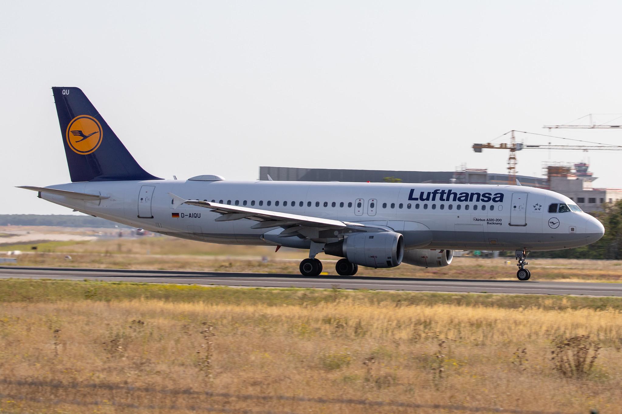 Frankfurt Airport: Lufthansa (LH / DLH) |  Airbus A320-211 A320 | D-AIQU | MSN 1365