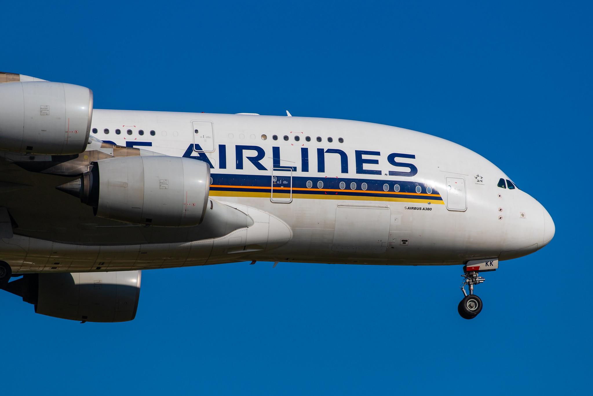 Frankfurt Airport: Singapore Airlines (SQ / SIA) |  Airbus A380-841 A388 | 9V-SKK | MSN 051