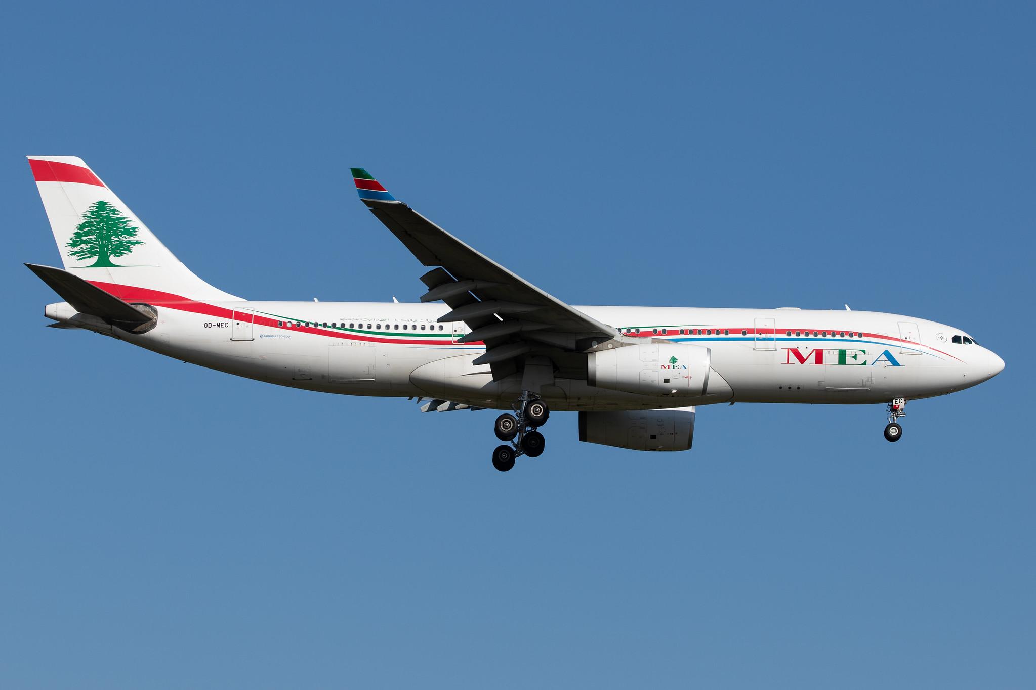 Frankfurt Airport: MEA (ME / MEA) |  Airbus A330-243 A332 | OD-MEC | MSN 0995