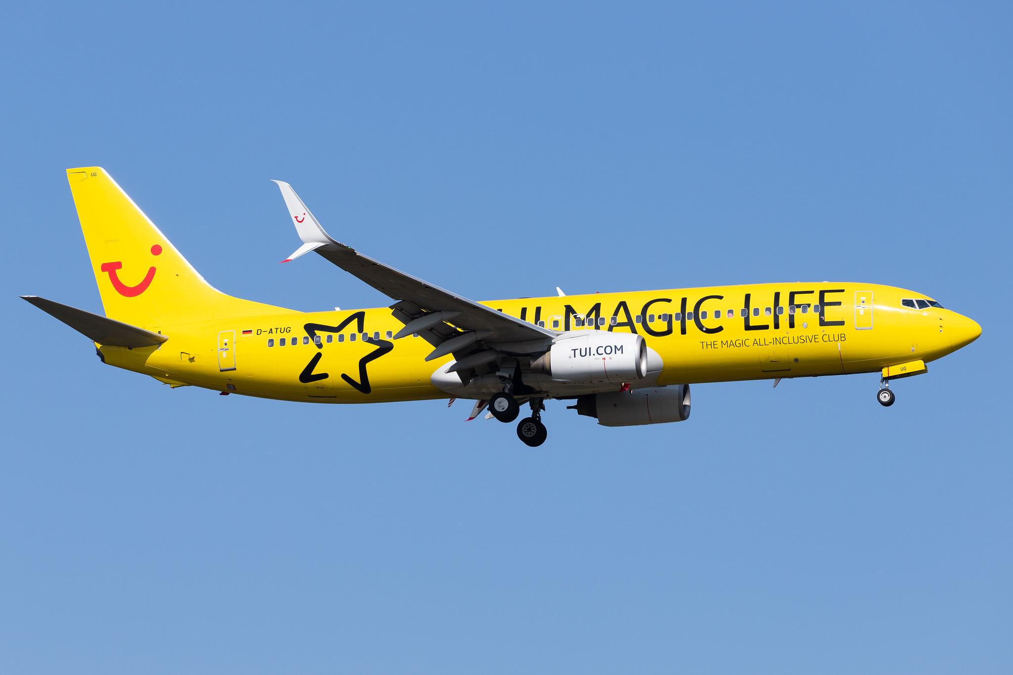 Frankfurt Airport: TUI (X3 / TUI) | Operator: TUI fly |  Boeing 737-8K5 B738 | D-ATUG | MSN 34688