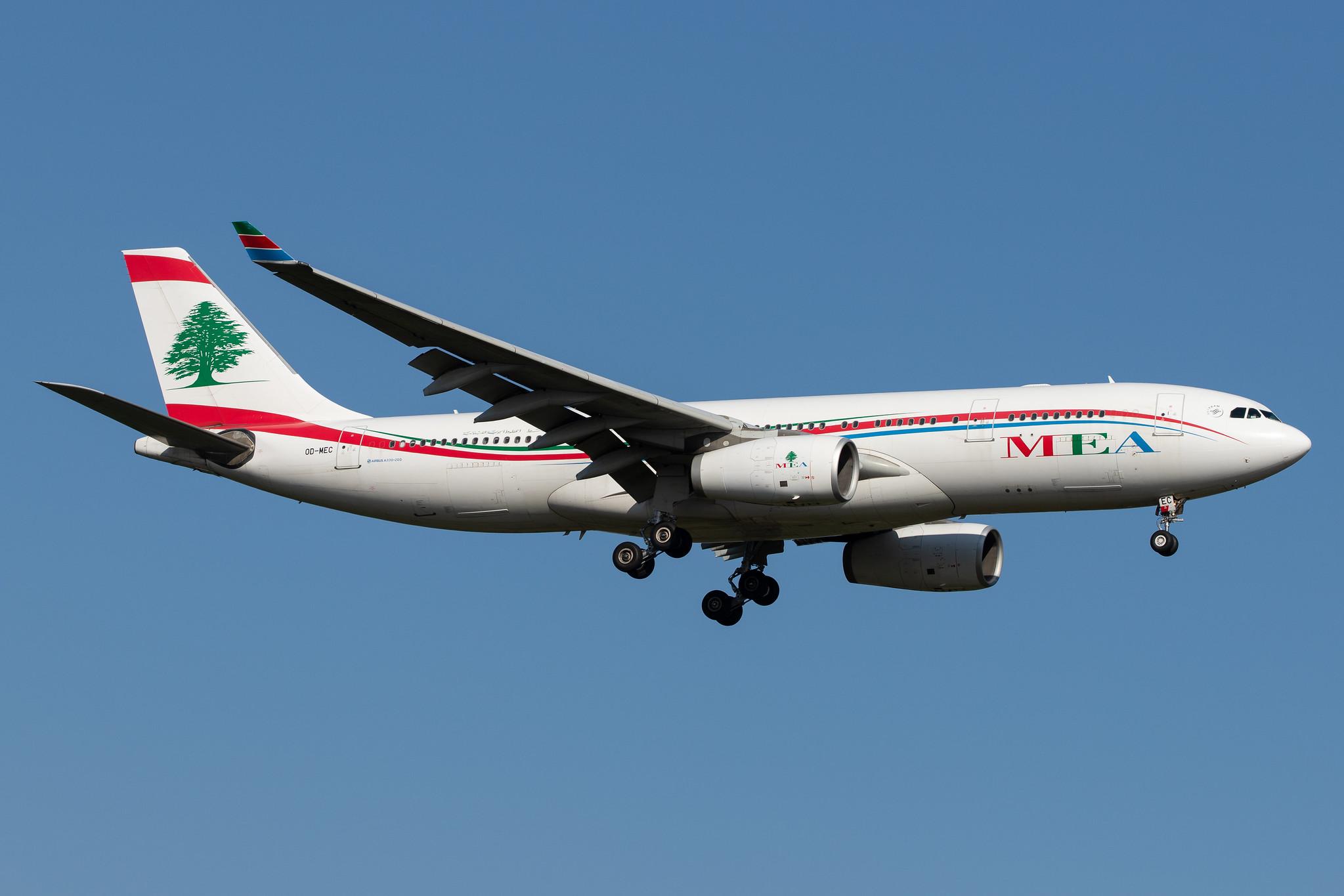 Frankfurt Airport: MEA (ME / MEA) |  Airbus A330-243 A332 | OD-MEC | MSN 0995