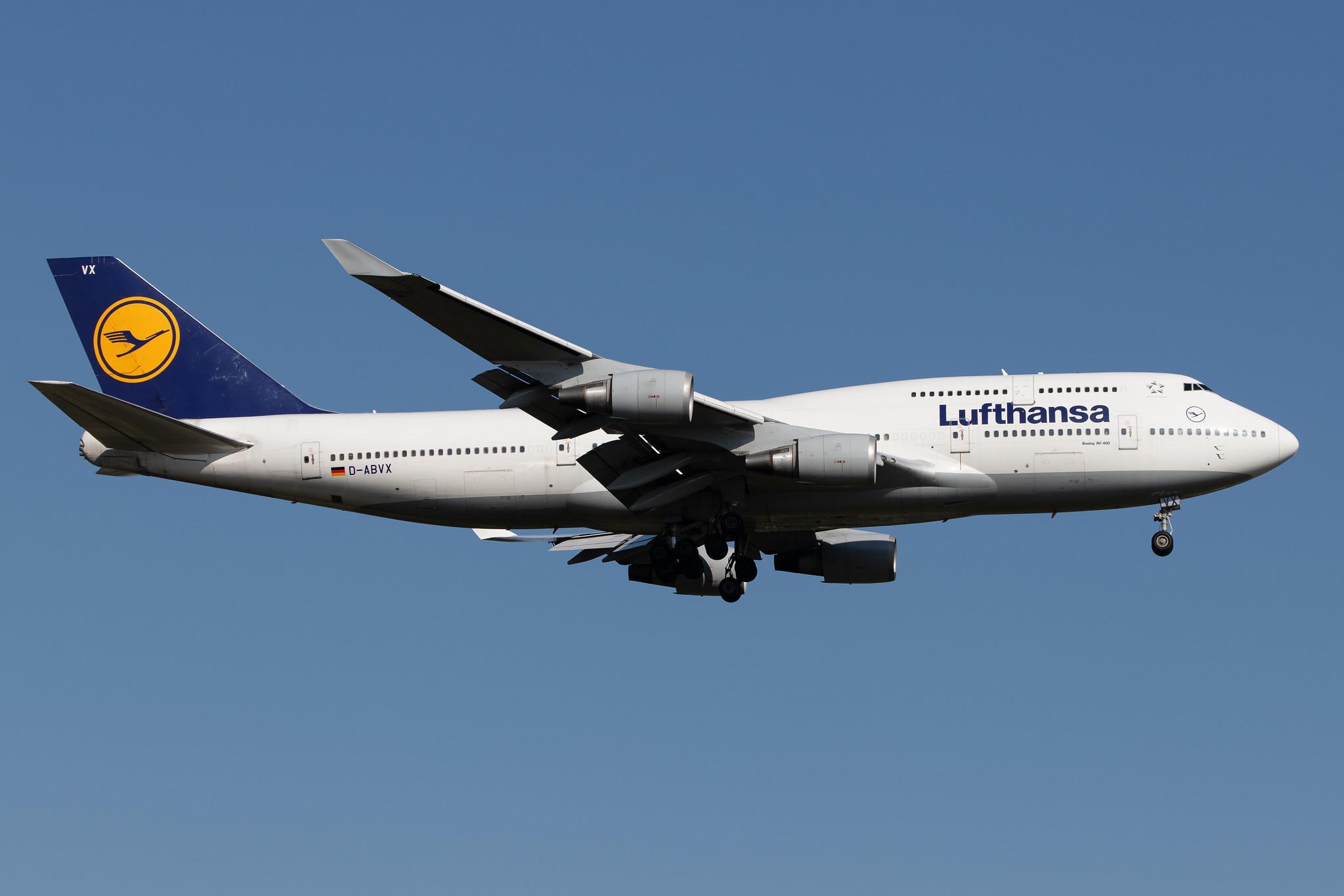 Frankfurt Airport: Lufthansa (LH / DLH) |  Boeing 747-430 B744 | D-ABVX | MSN 29868