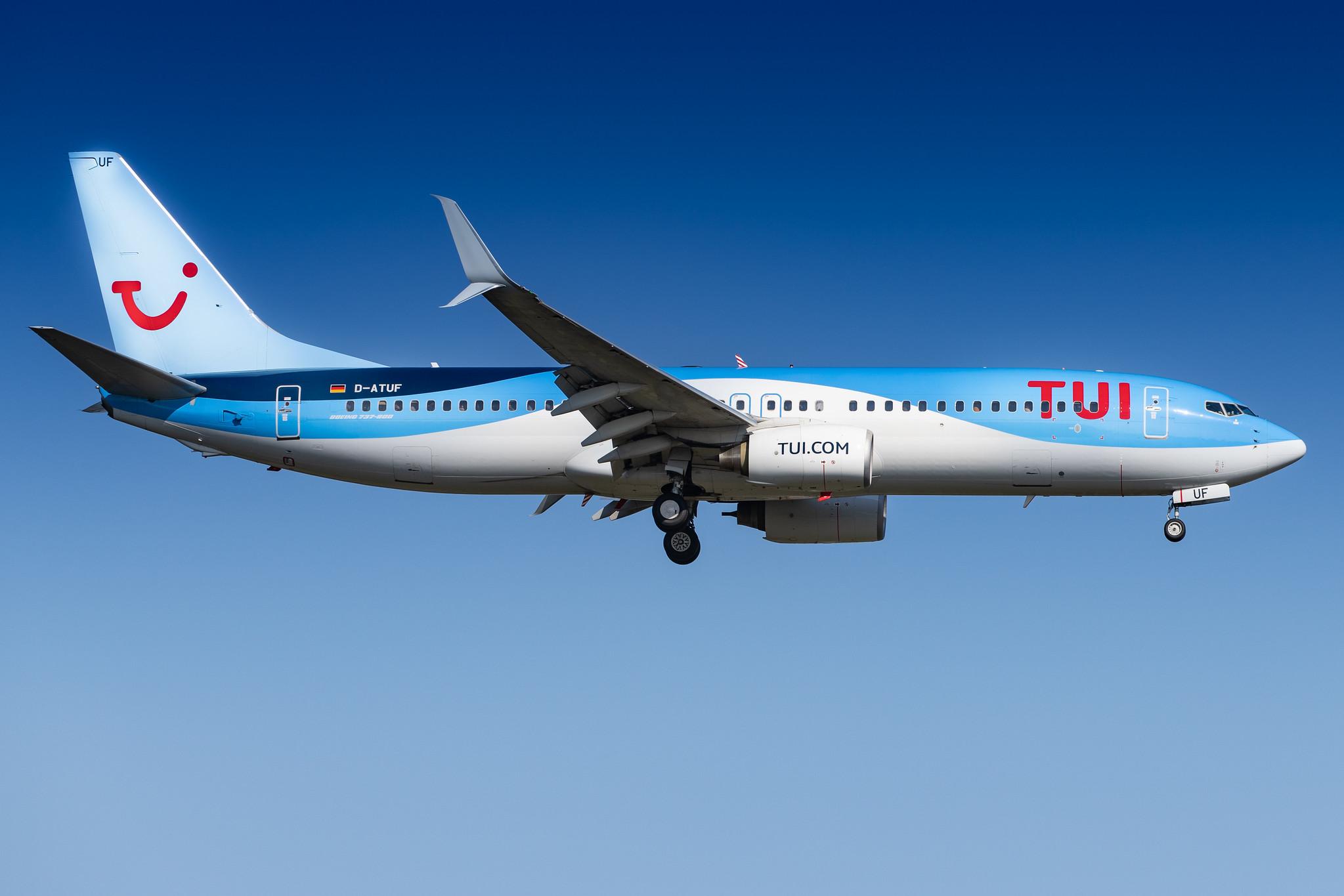 Frankfurt Airport: TUI (X3 / TUI) | Operator: TUI fly |  Boeing 737-8K5 B738 | D-ATUF | MSN 34687