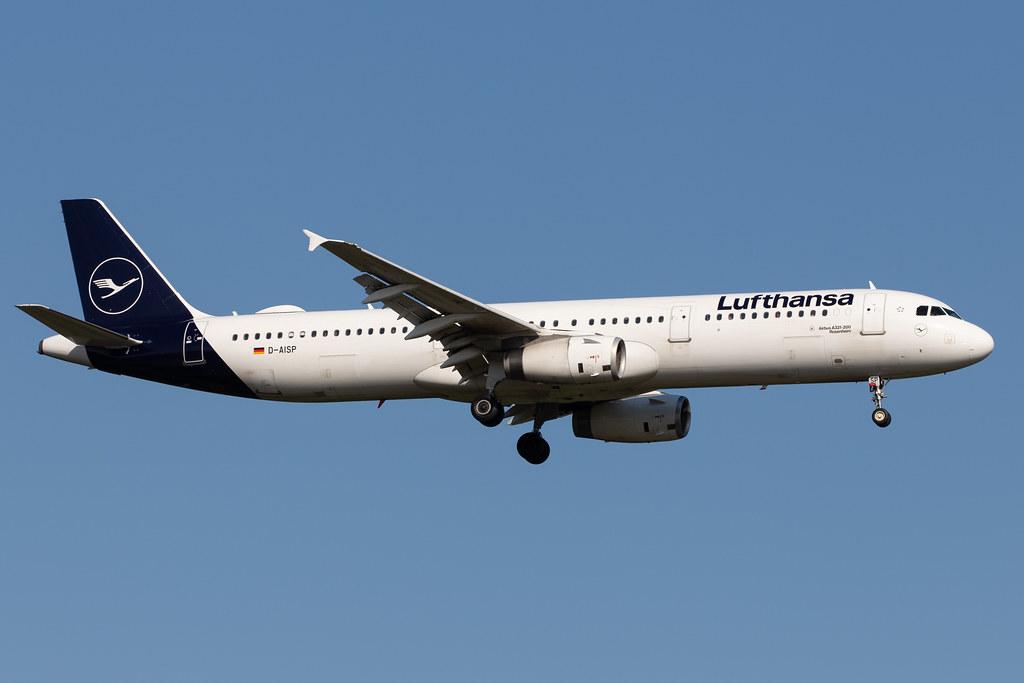 Frankfurt Airport: Lufthansa (LH / DLH) |  Airbus A321-231 A321 | D-AISP | MSN 3864