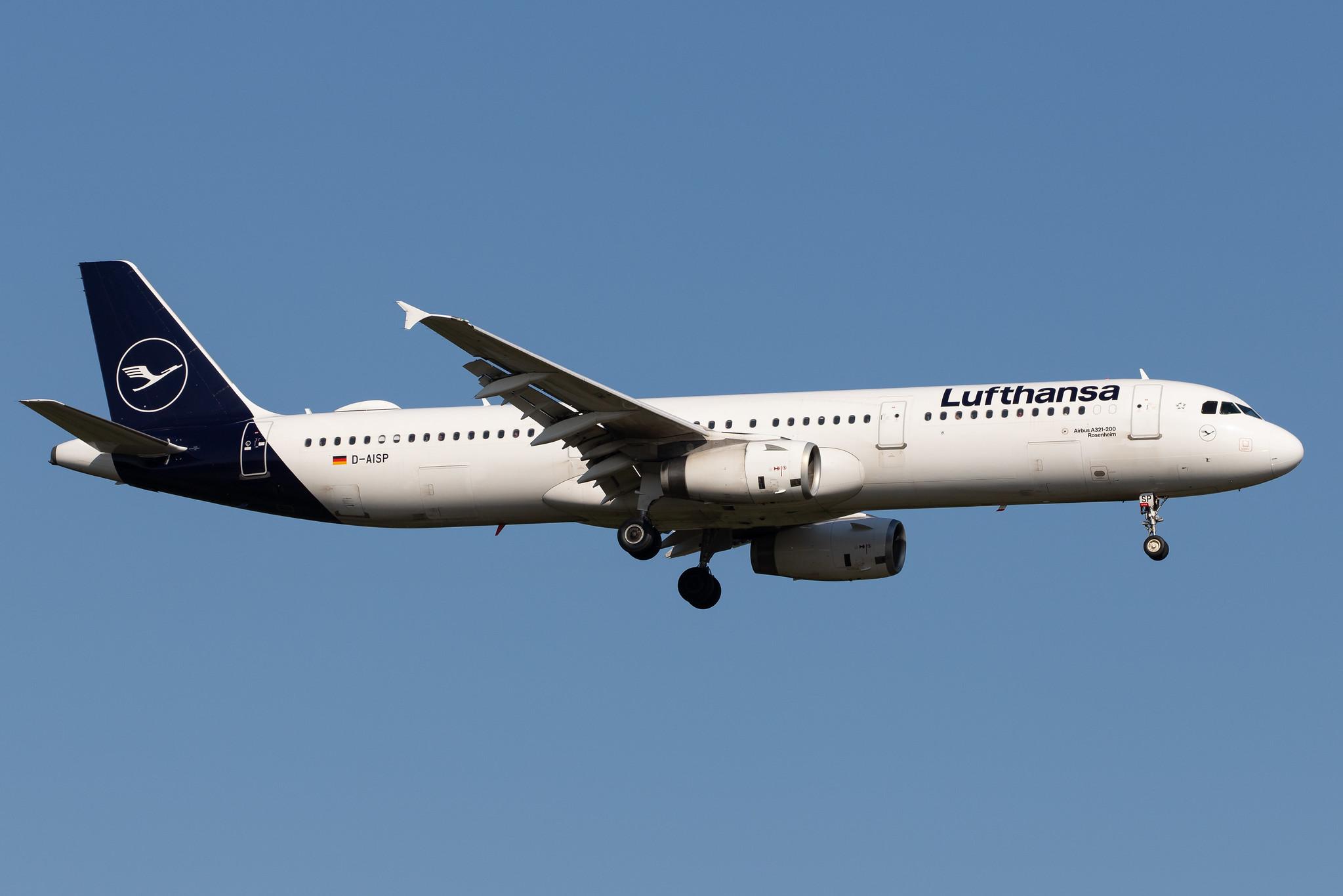 Frankfurt Airport: Lufthansa (LH / DLH) |  Airbus A321-231 A321 | D-AISP | MSN 3864