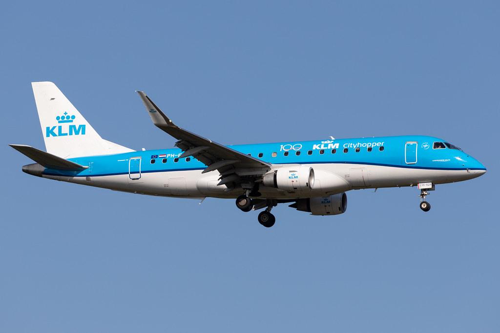 Frankfurt Airport: KLM (KL / KLM) | Operator: KLM Cityhopper |  Embraer E175STD E75S | PH-EXK | MSN 17000629