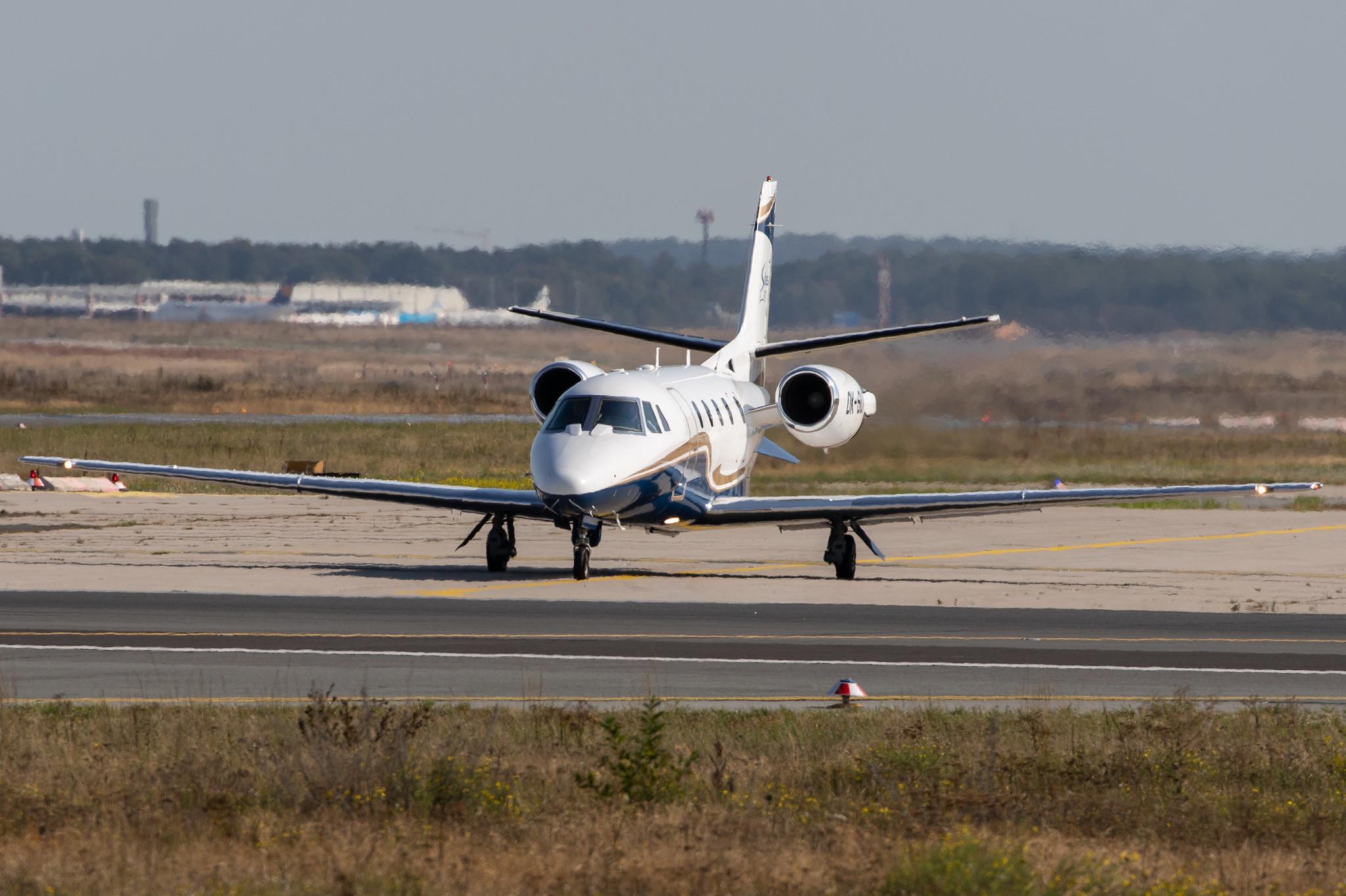 Frankfurt Airport: Silesia Air |  Cessna 560XL Citation Excel C56X | OK-SLX | MSN 560-5243