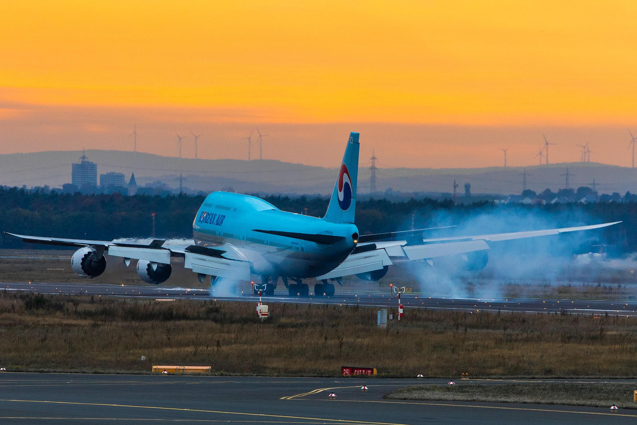 Frankfurt Airport: Korean Air (KE / KAL) |  Boeing 747-8B5 B748 | HL7632 | MSN 40907